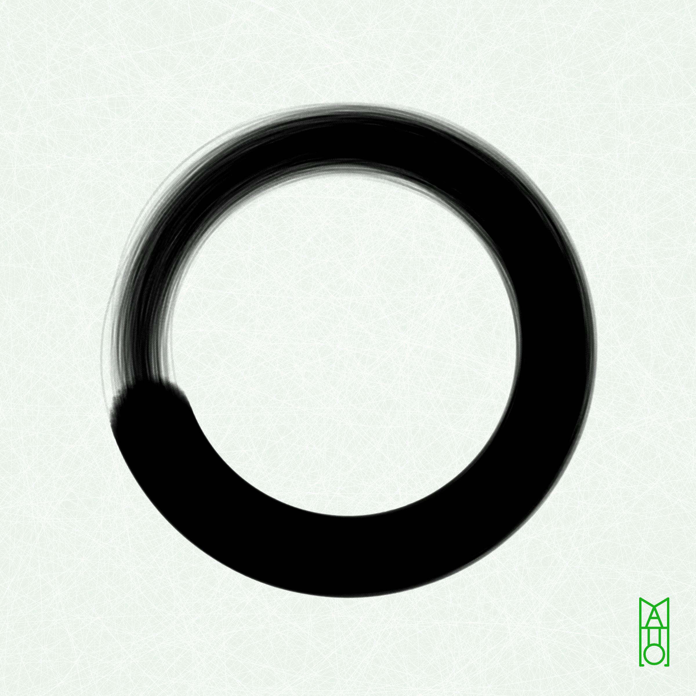 Art Blocks - Art Blocks v2 - Ensō #334 - NFT # 34000334