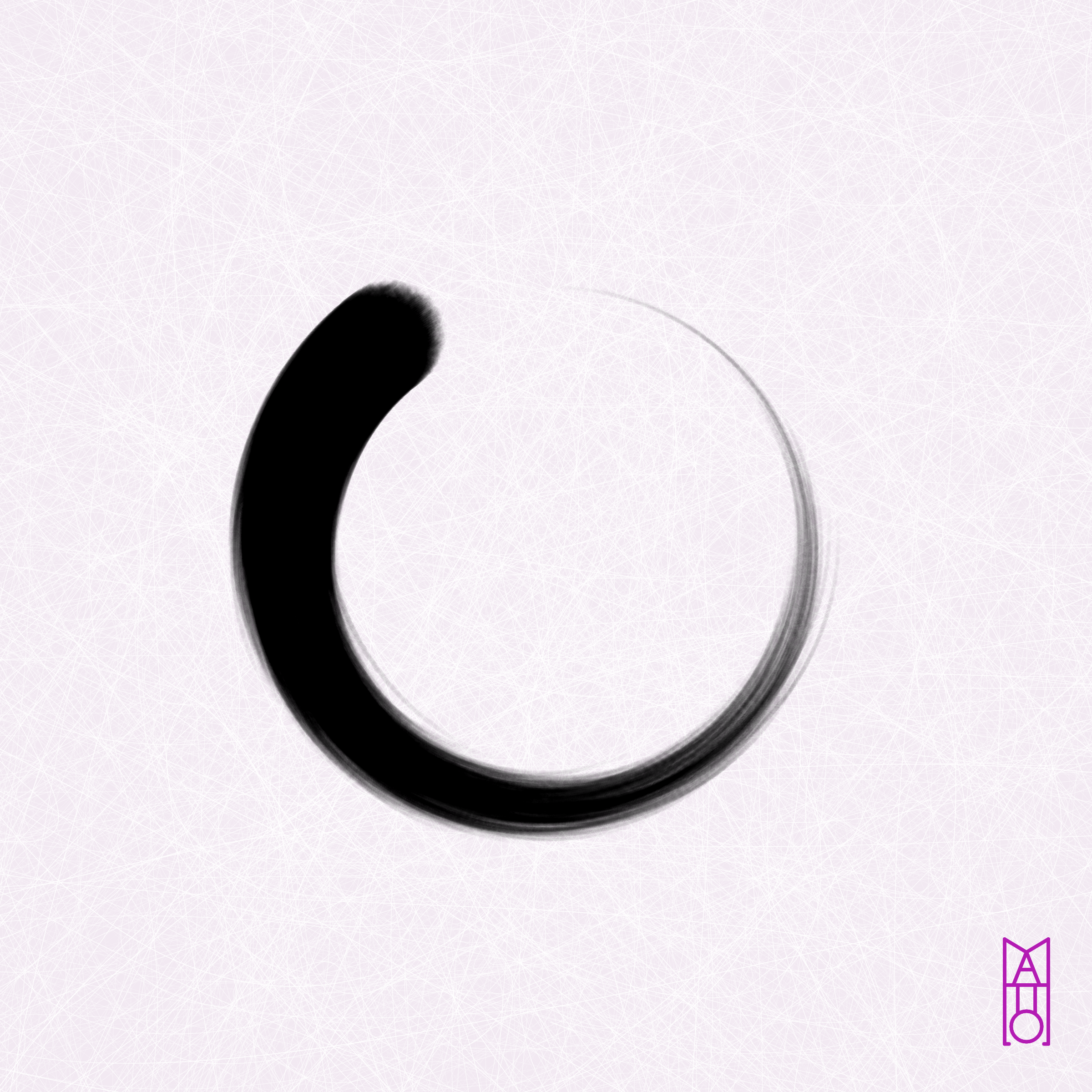 Art Blocks - Art Blocks v2 - Ensō #346 - NFT # 34000346