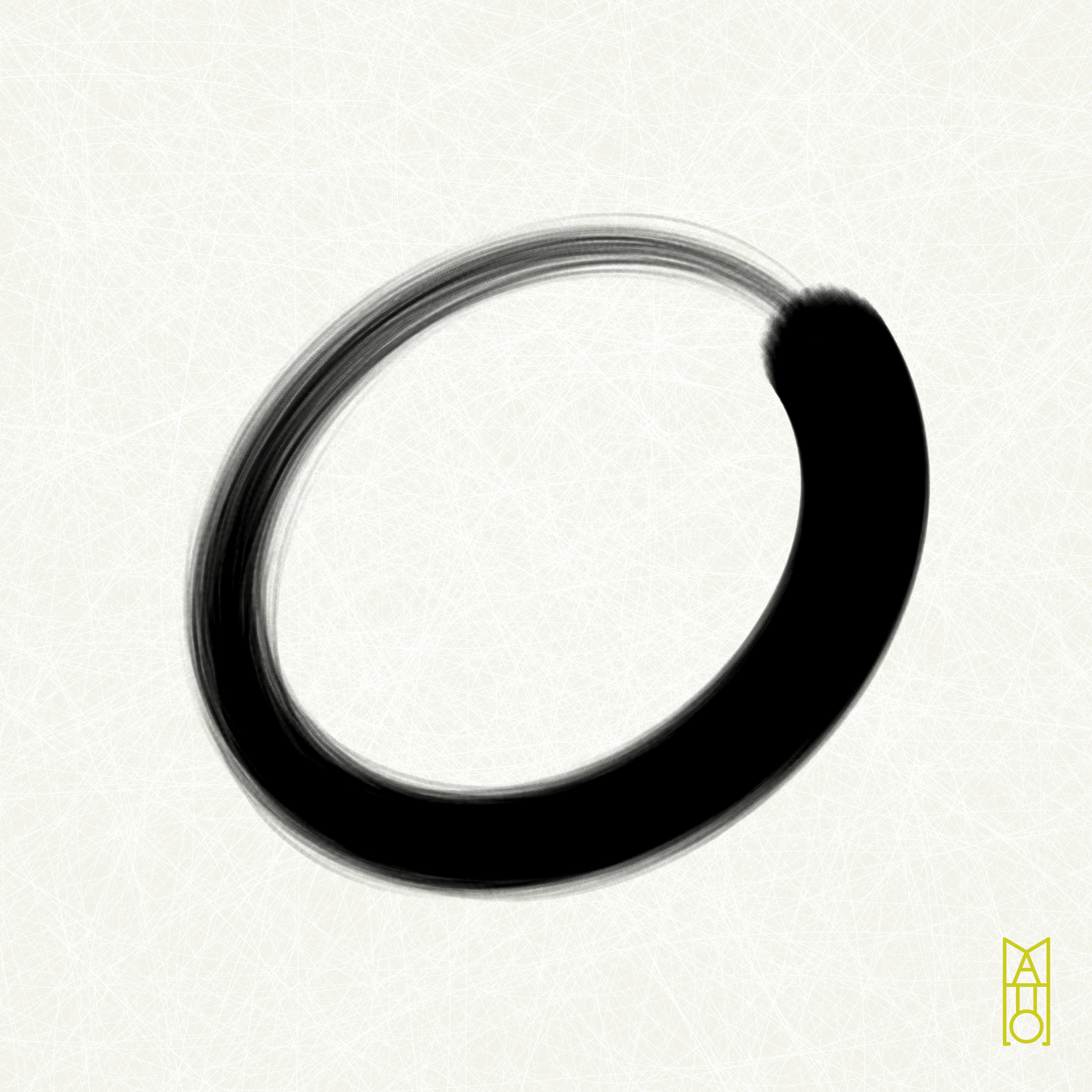 Art Blocks - Art Blocks v2 - Ensō #348 - NFT # 34000348