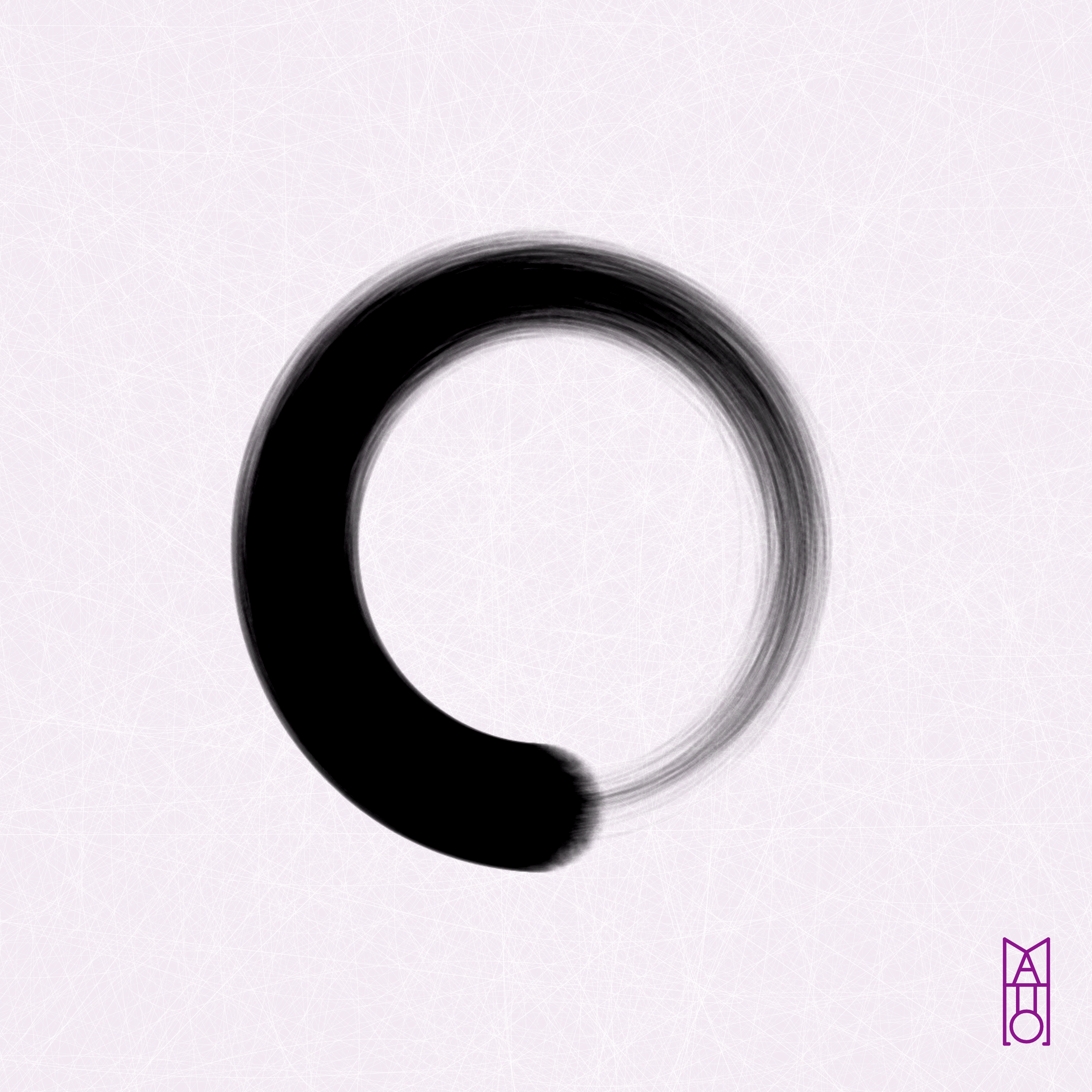 Art Blocks - Art Blocks v2 - Ensō #350 - NFT # 34000350