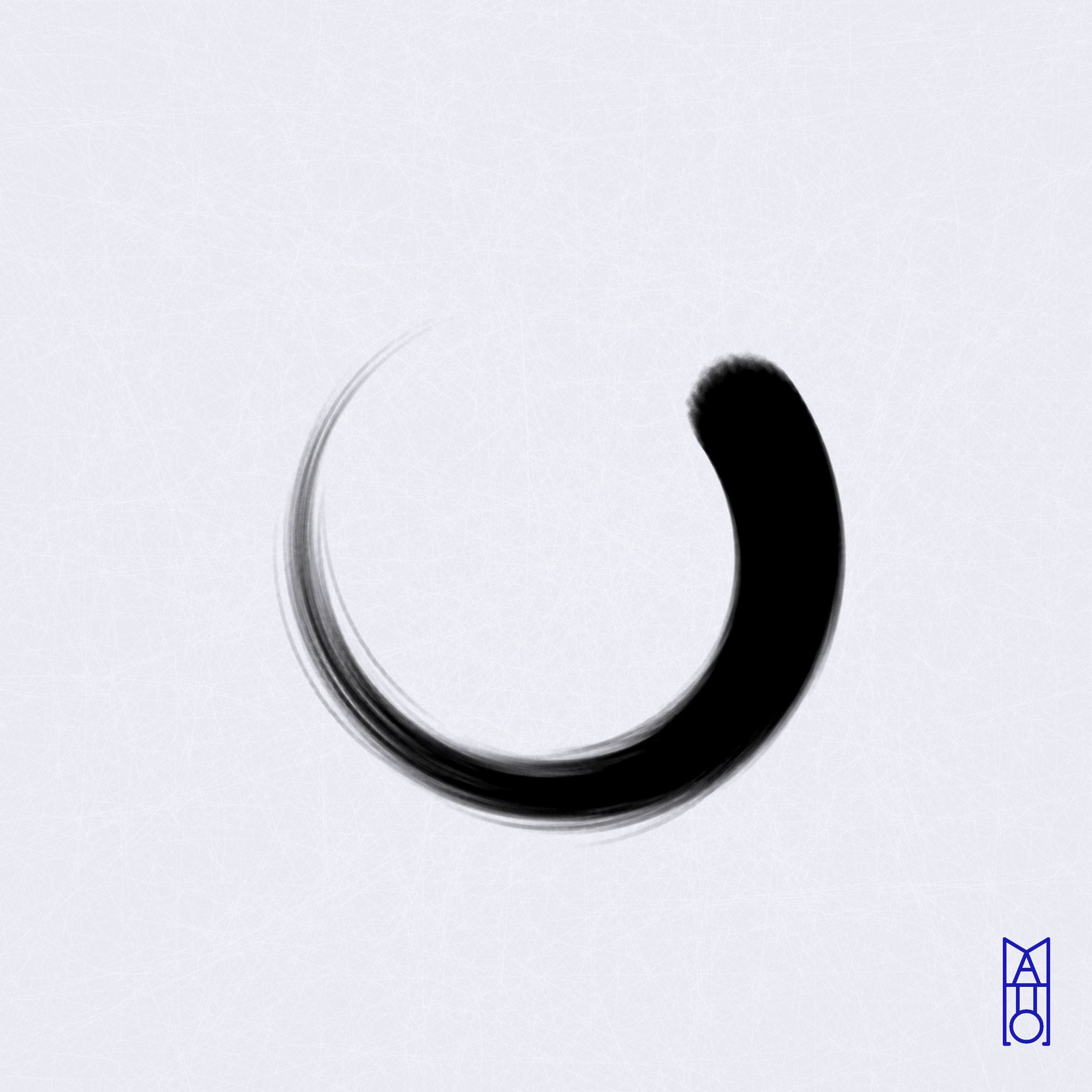 Art Blocks - Art Blocks v2 - Ensō #351 - NFT # 34000351