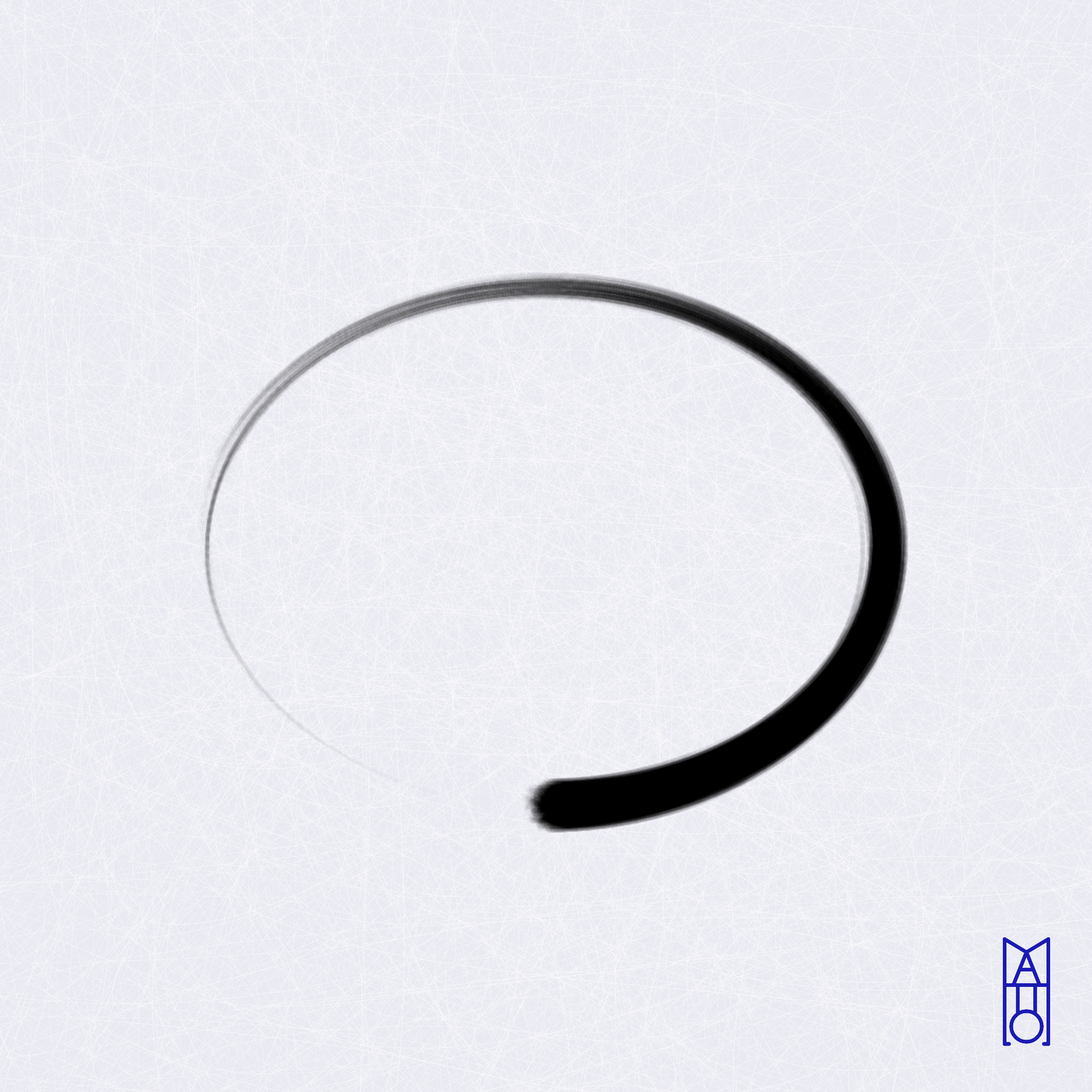 Art Blocks - Art Blocks v2 - Ensō #357 - NFT # 34000357