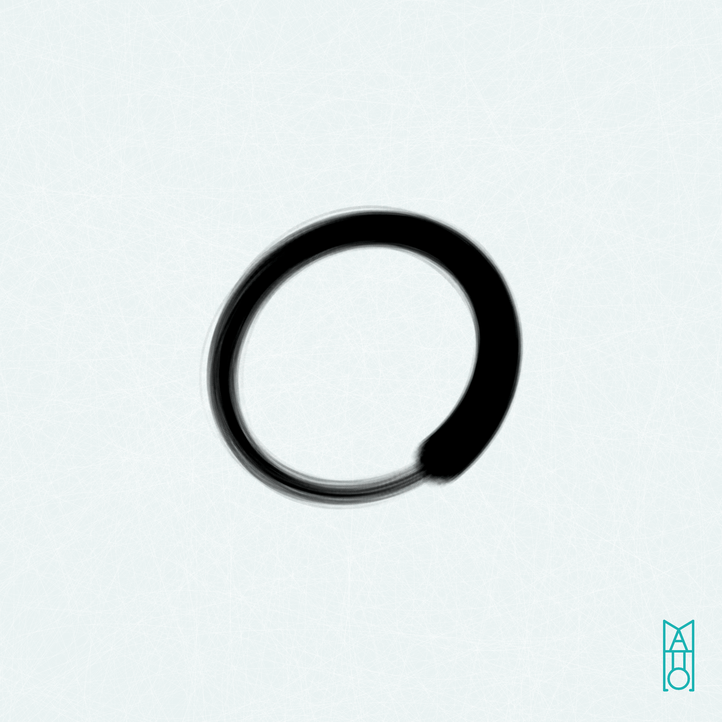 Art Blocks - Art Blocks v2 - Ensō #363 - NFT # 34000363