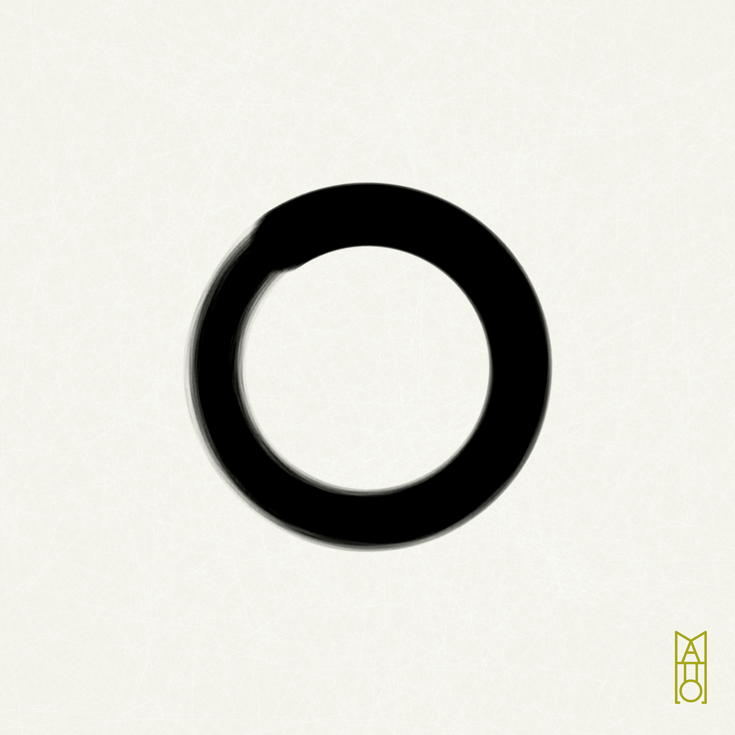 Art Blocks - Art Blocks v2 - Ensō #373 - NFT # 34000373