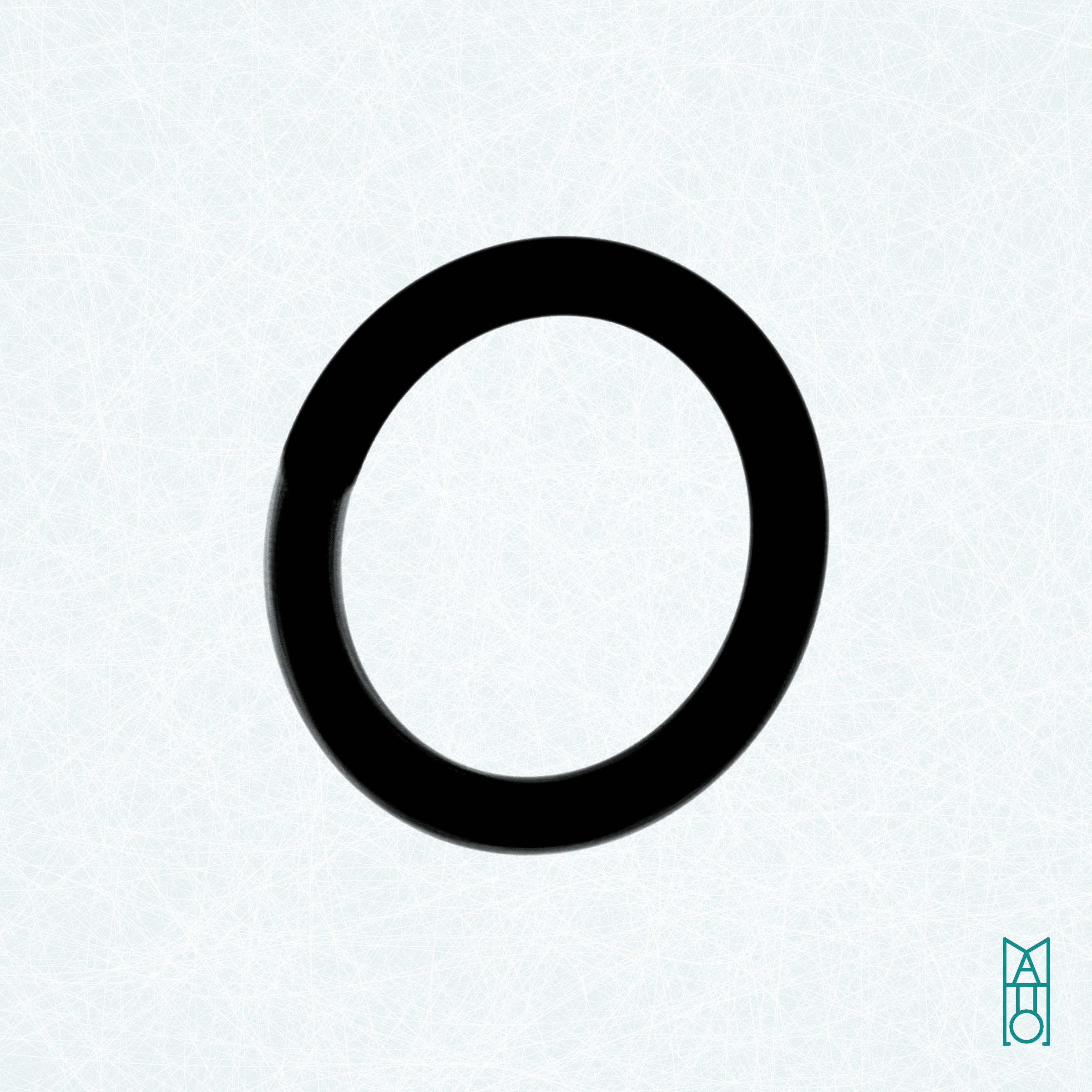 Art Blocks - Art Blocks v2 - Ensō #374 - NFT # 34000374