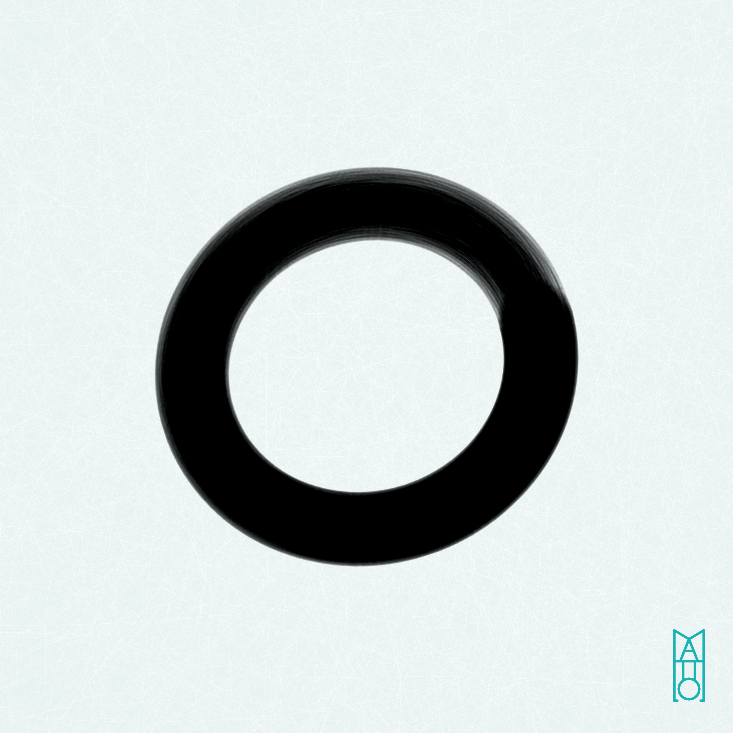 Art Blocks - Art Blocks v2 - Ensō #377 - NFT # 34000377