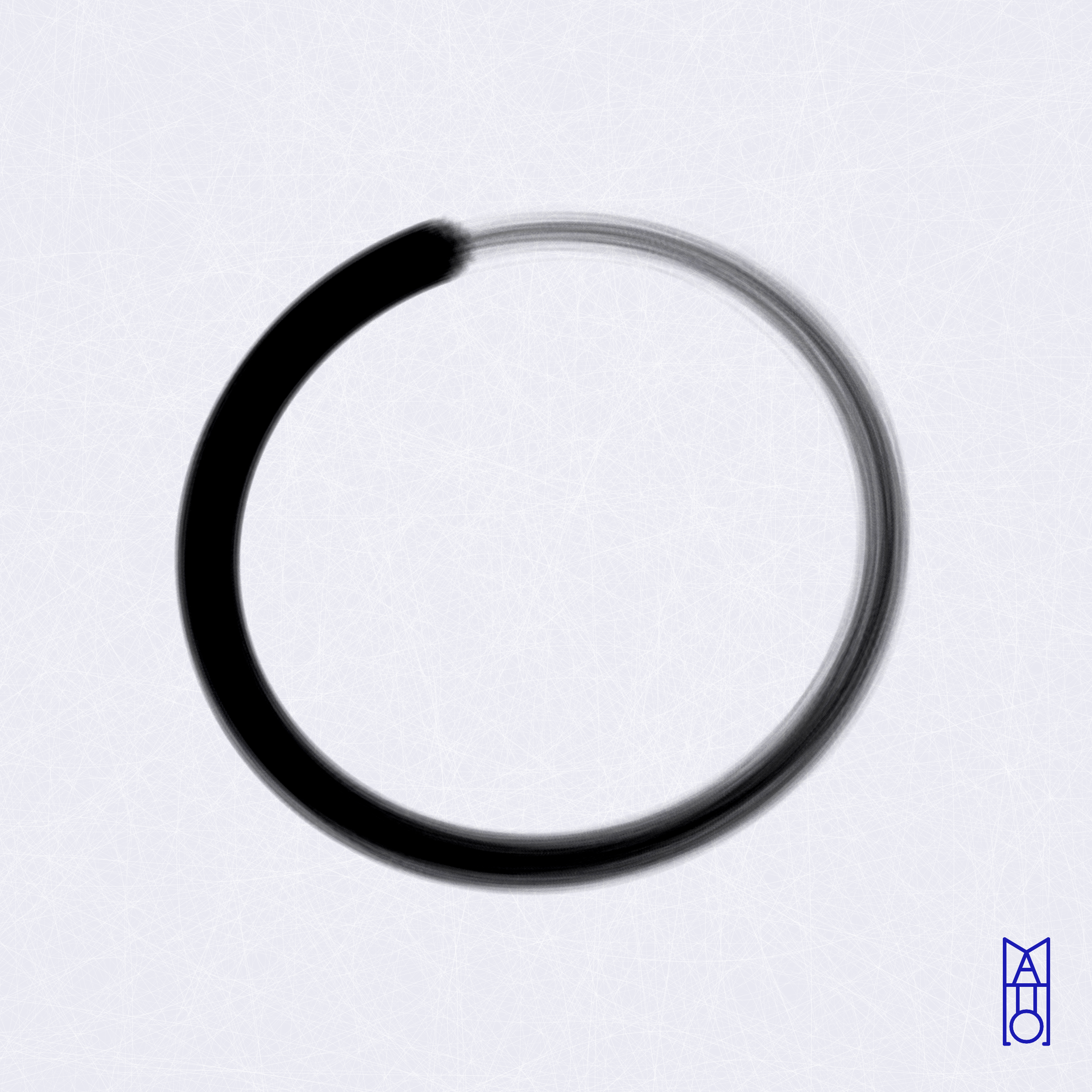 Art Blocks - Art Blocks v2 - Ensō #379 - NFT # 34000379