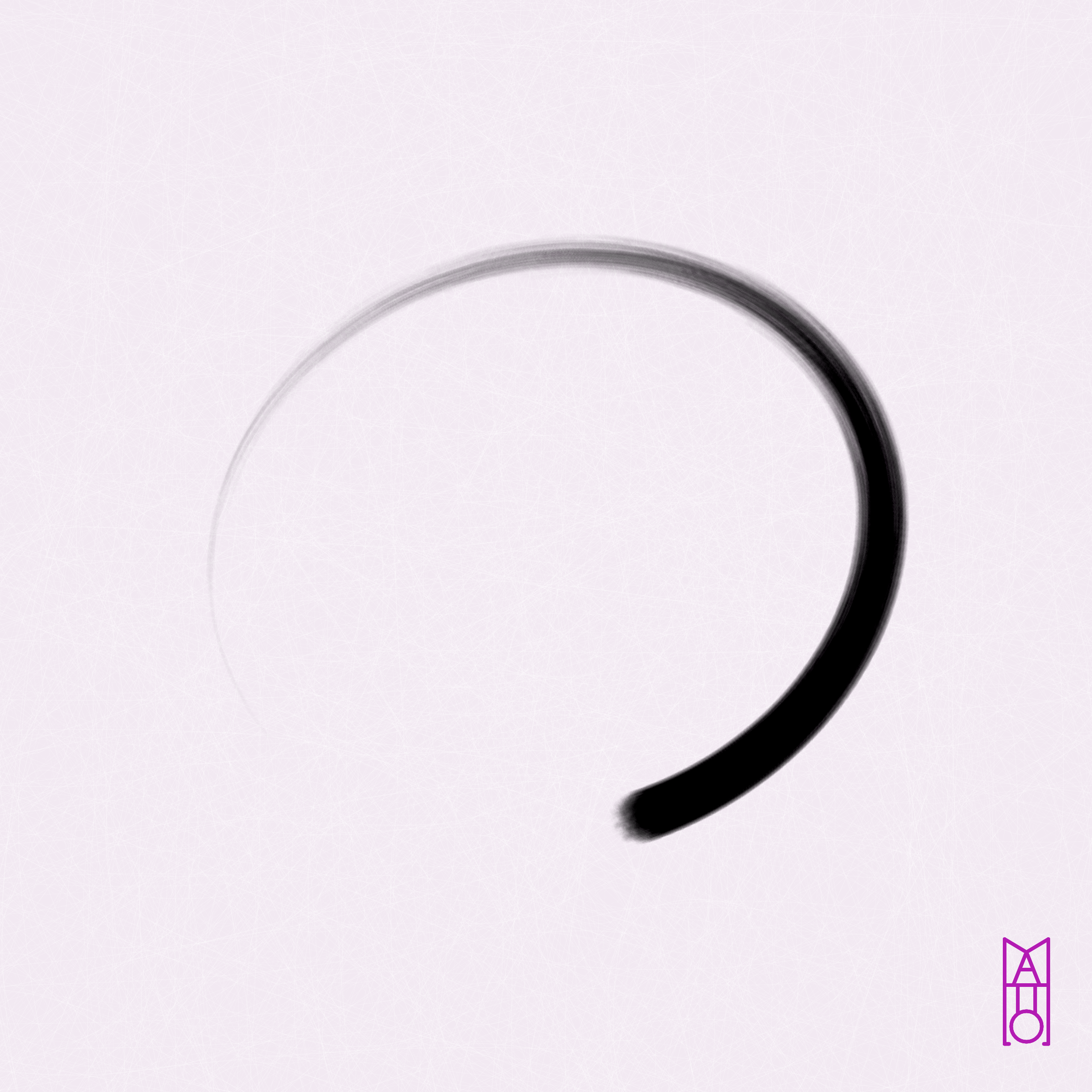 Art Blocks - Art Blocks v2 - Ensō #380 - NFT # 34000380