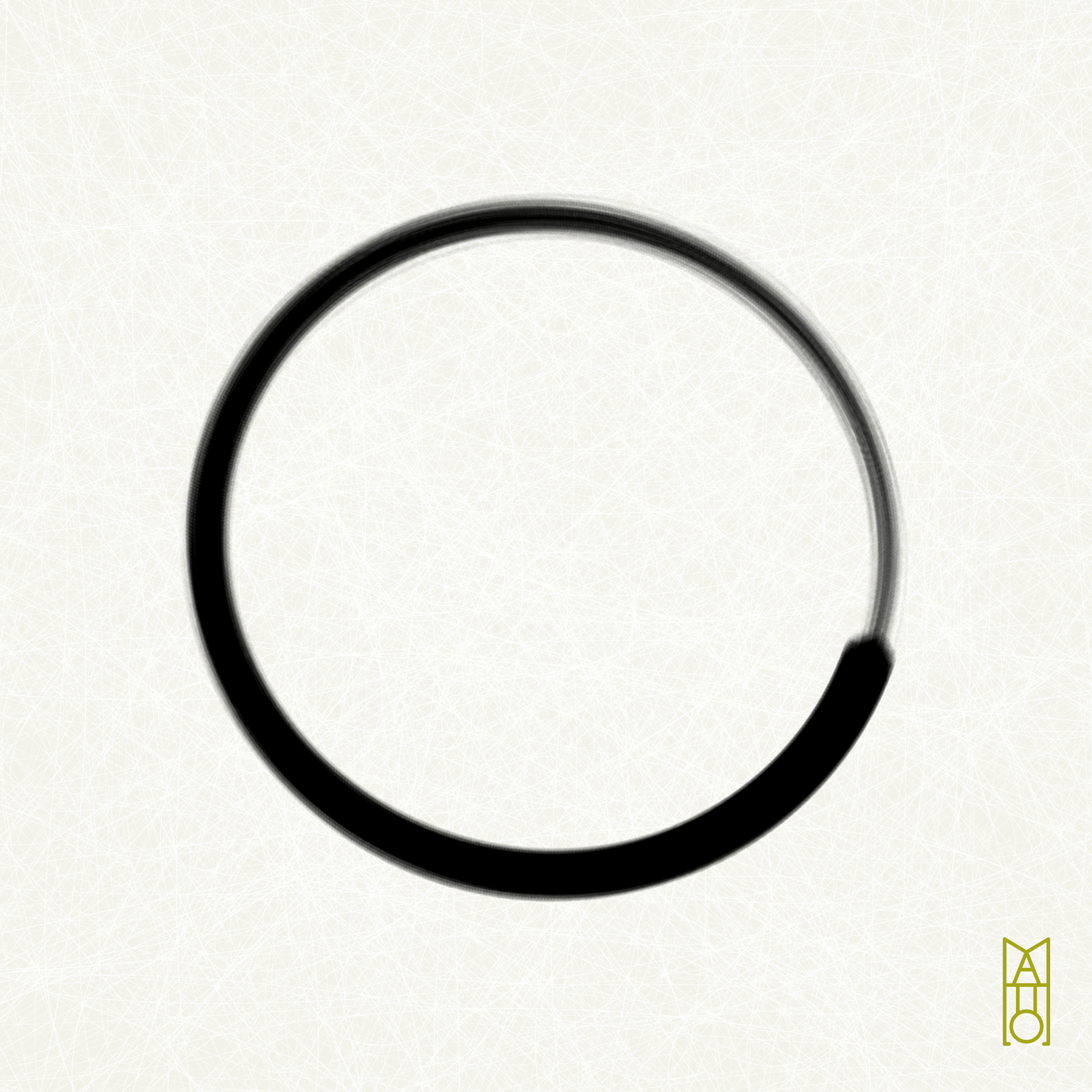 Art Blocks - Art Blocks v2 - Ensō #384 - NFT # 34000384