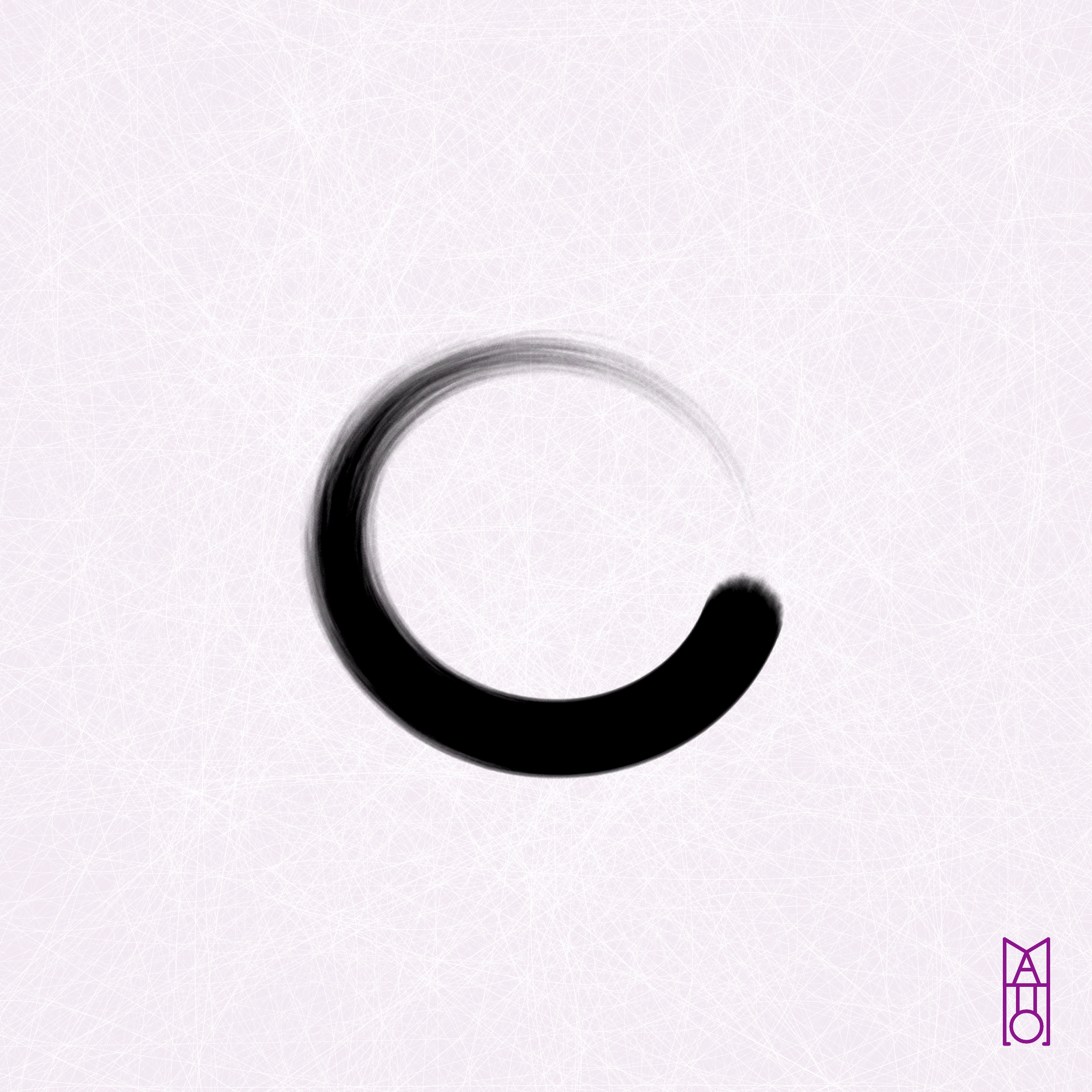 Art Blocks - Art Blocks v2 - Ensō #385 - NFT # 34000385