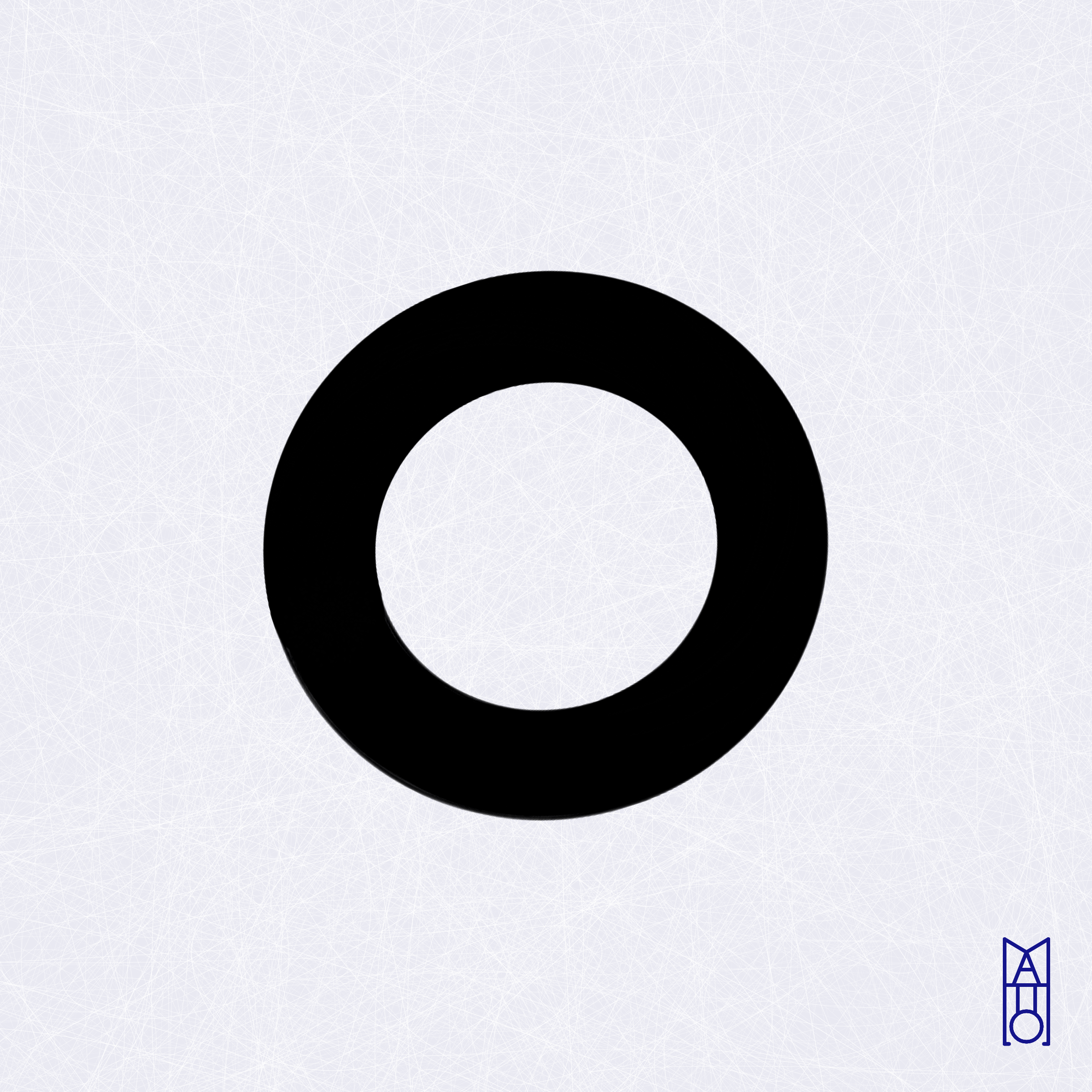 Art Blocks - Art Blocks v2 - Ensō #386 - NFT # 34000386