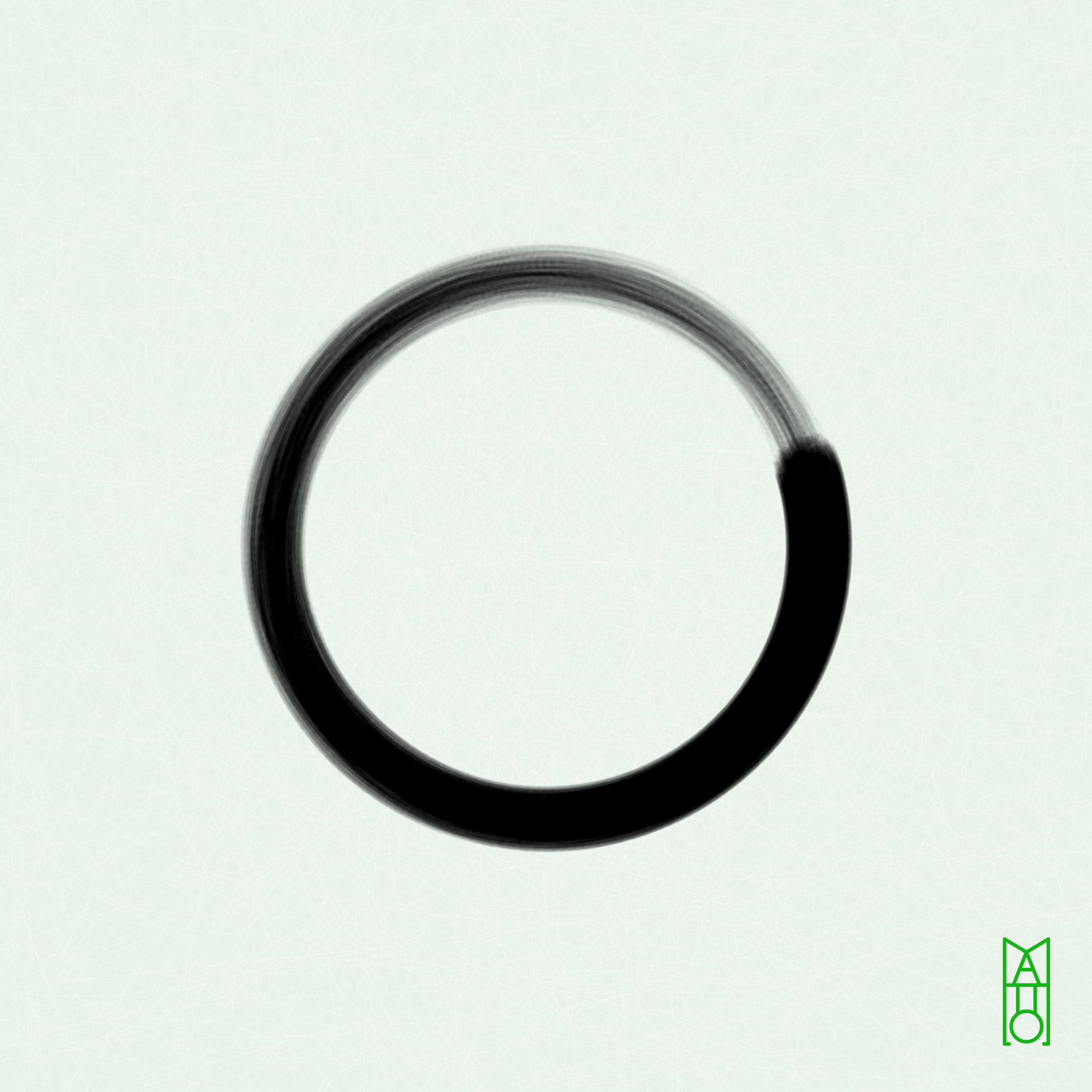 Art Blocks - Art Blocks v2 - Ensō #388 - NFT # 34000388