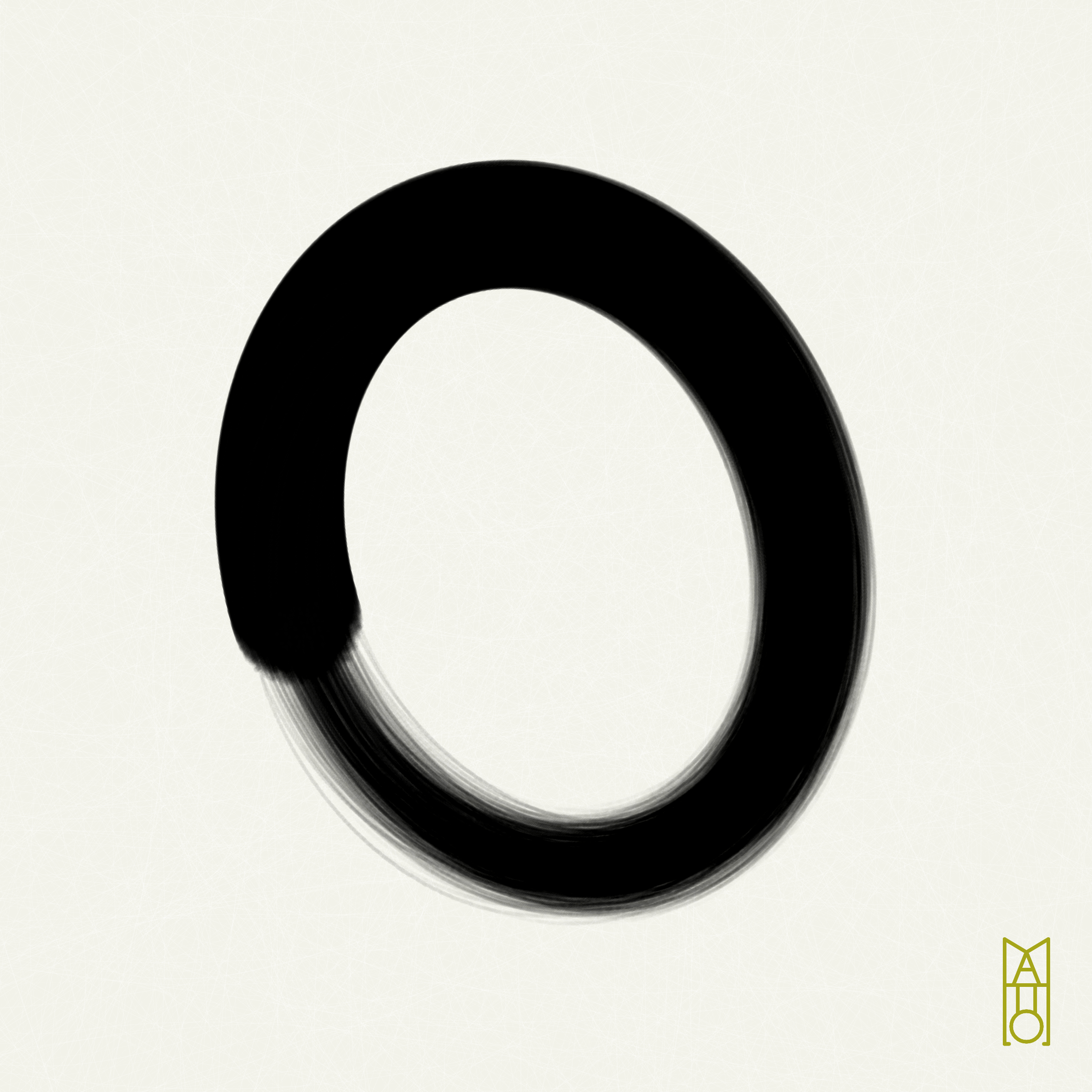 Art Blocks - Art Blocks v2 - Ensō #392 - NFT # 34000392