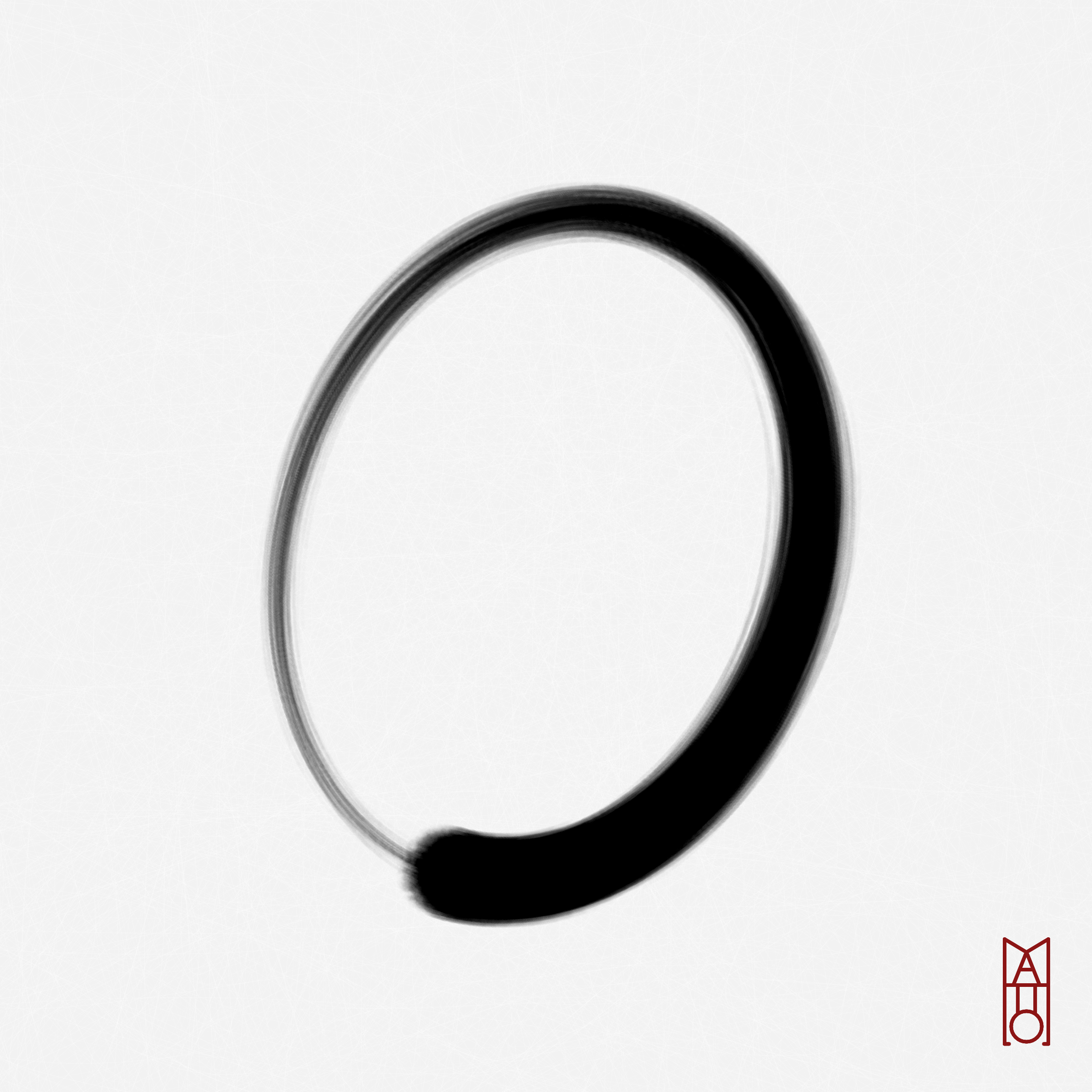 Art Blocks - Art Blocks v2 - Ensō #393 - NFT # 34000393