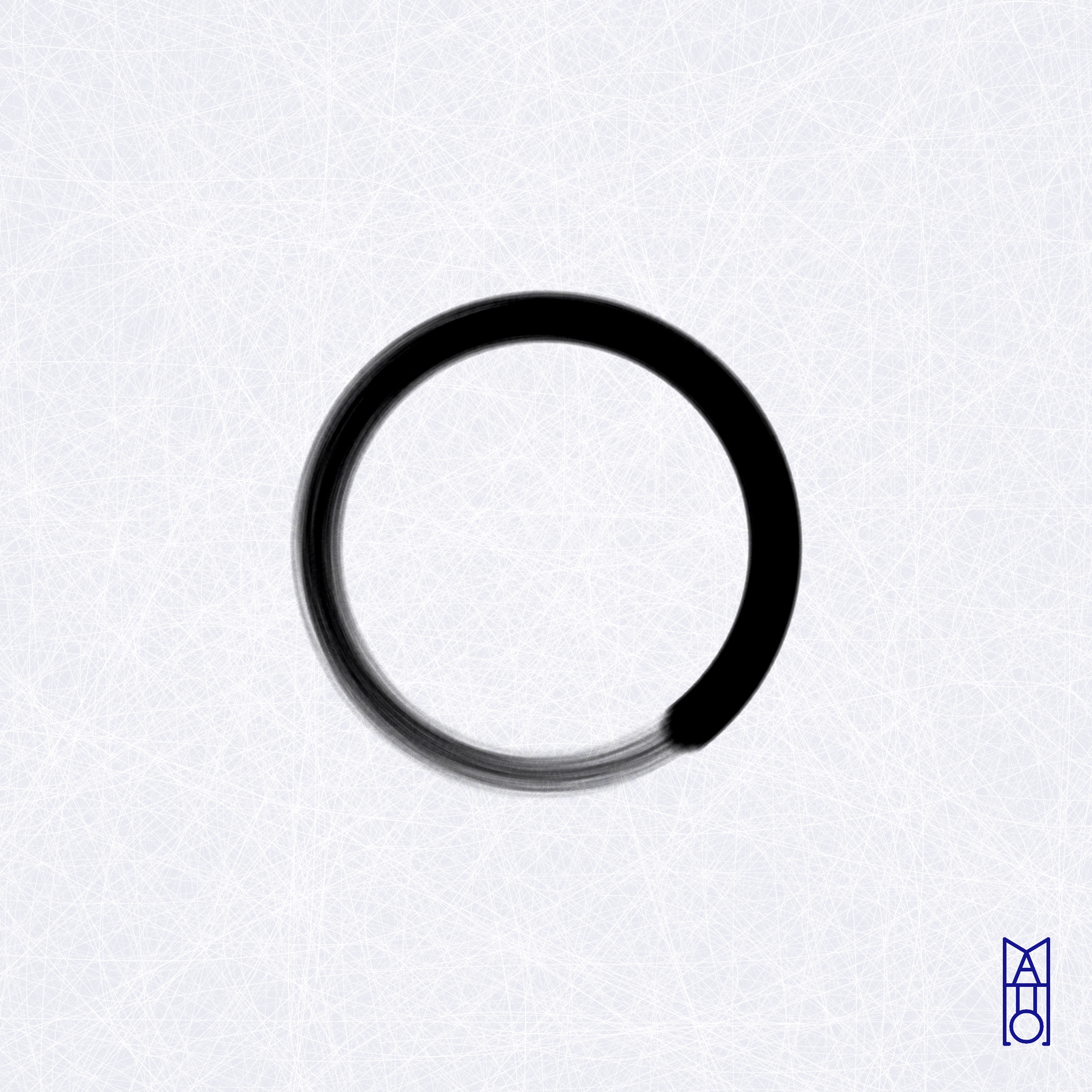 Art Blocks - Art Blocks v2 - Ensō #395 - NFT # 34000395