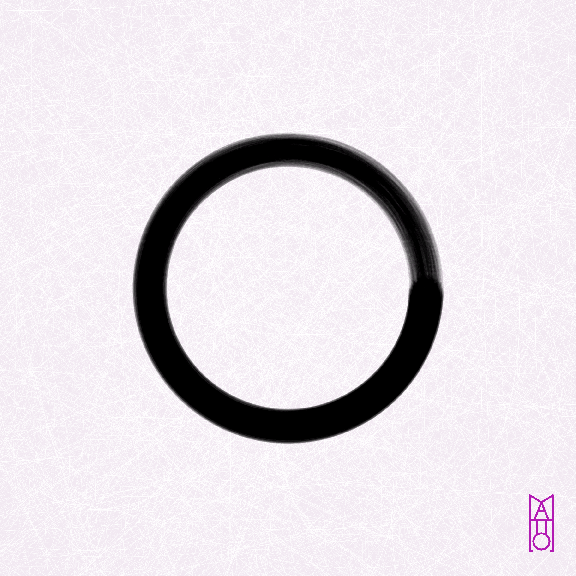 Art Blocks - Art Blocks v2 - Ensō #396 - NFT # 34000396