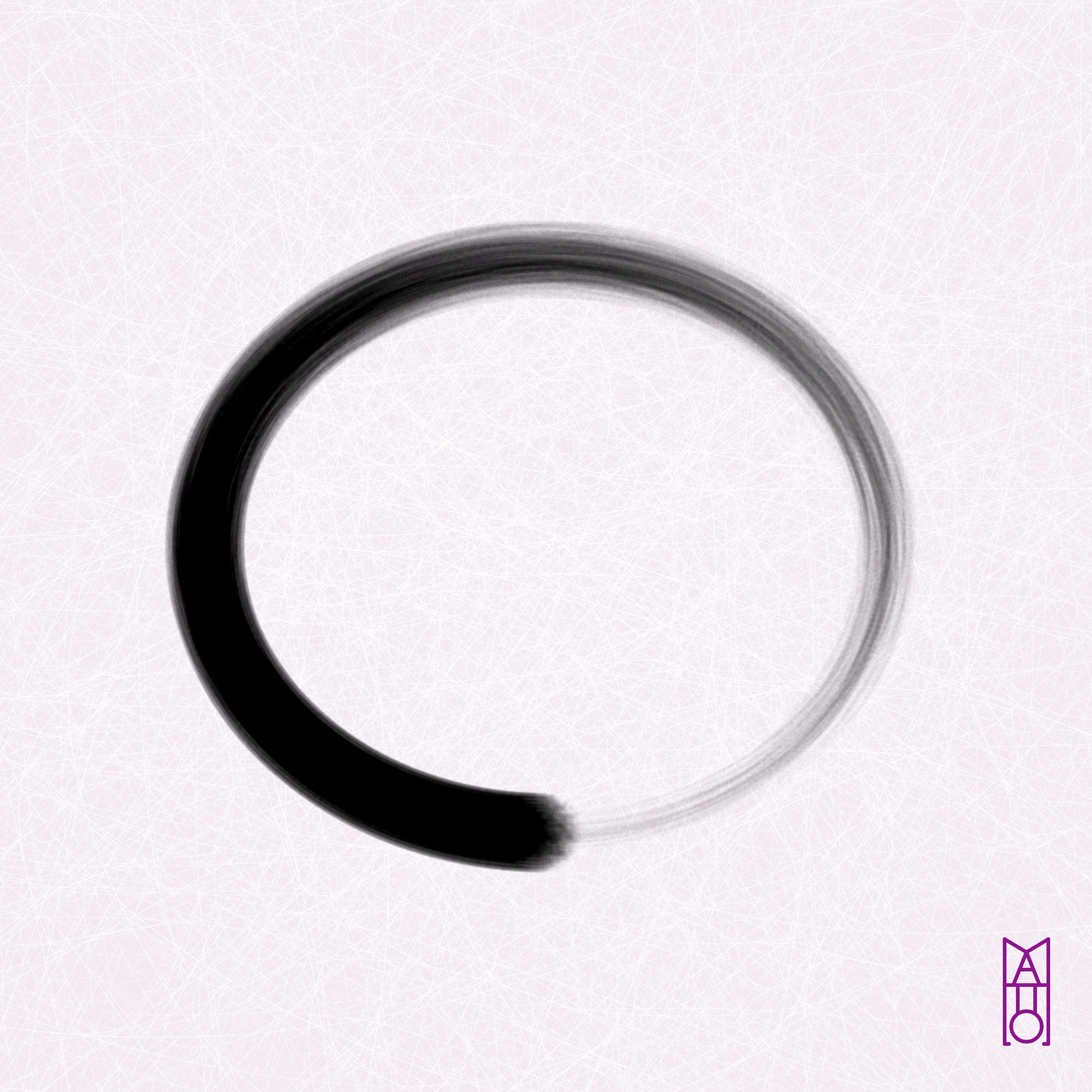 Art Blocks - Art Blocks v2 - Ensō #398 - NFT # 34000398