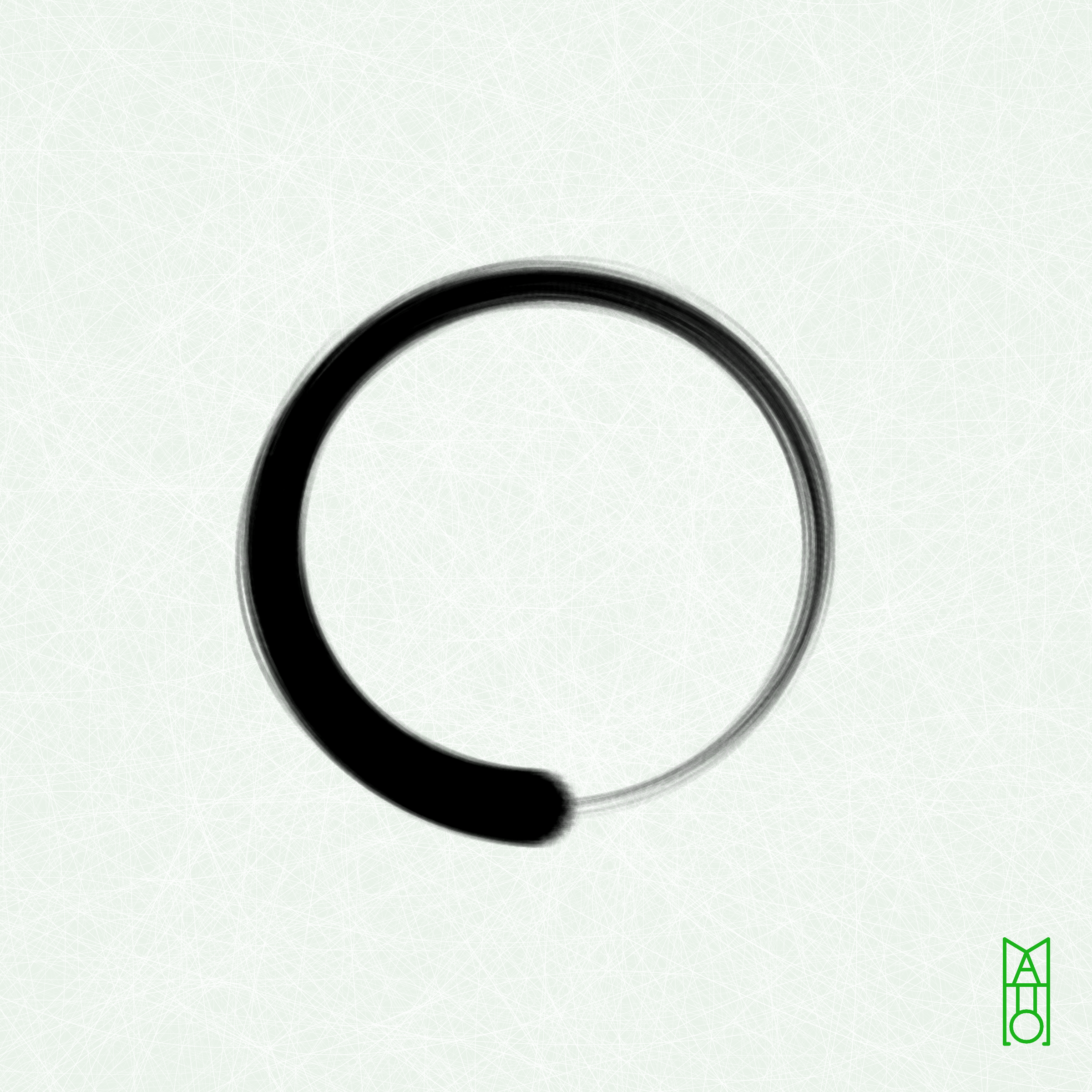 Art Blocks - Art Blocks v2 - Ensō #401 - NFT # 34000401