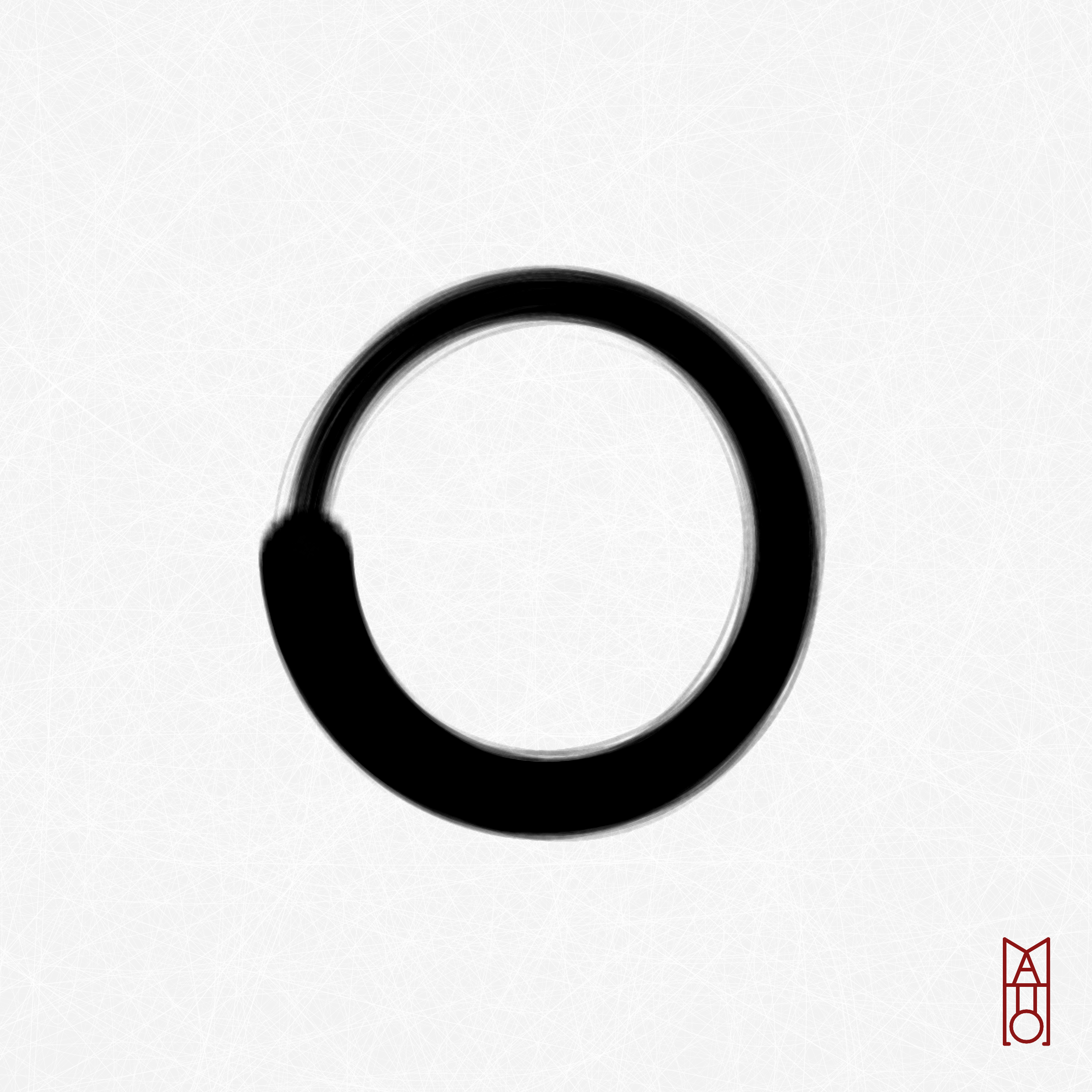 Art Blocks - Art Blocks v2 - Ensō #405 - NFT # 34000405