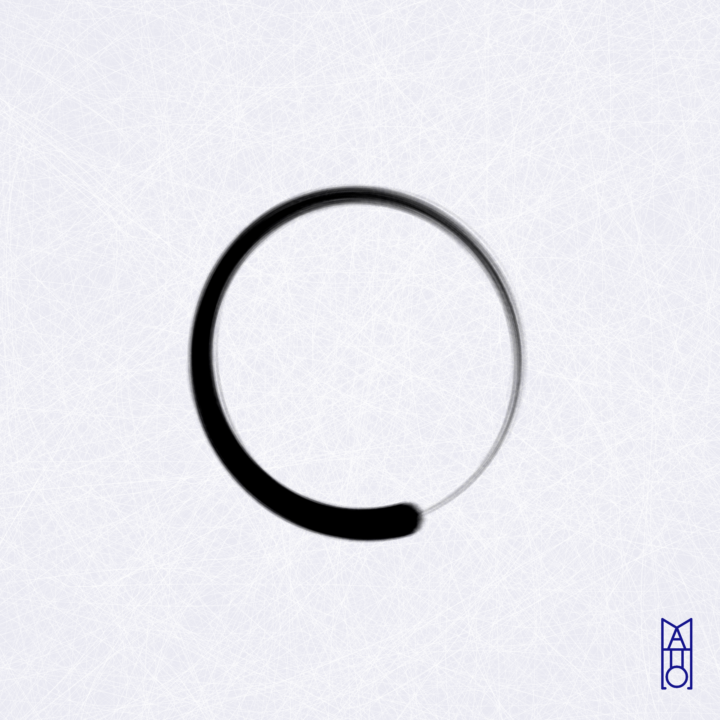 Art Blocks - Art Blocks v2 - Ensō #406 - NFT # 34000406