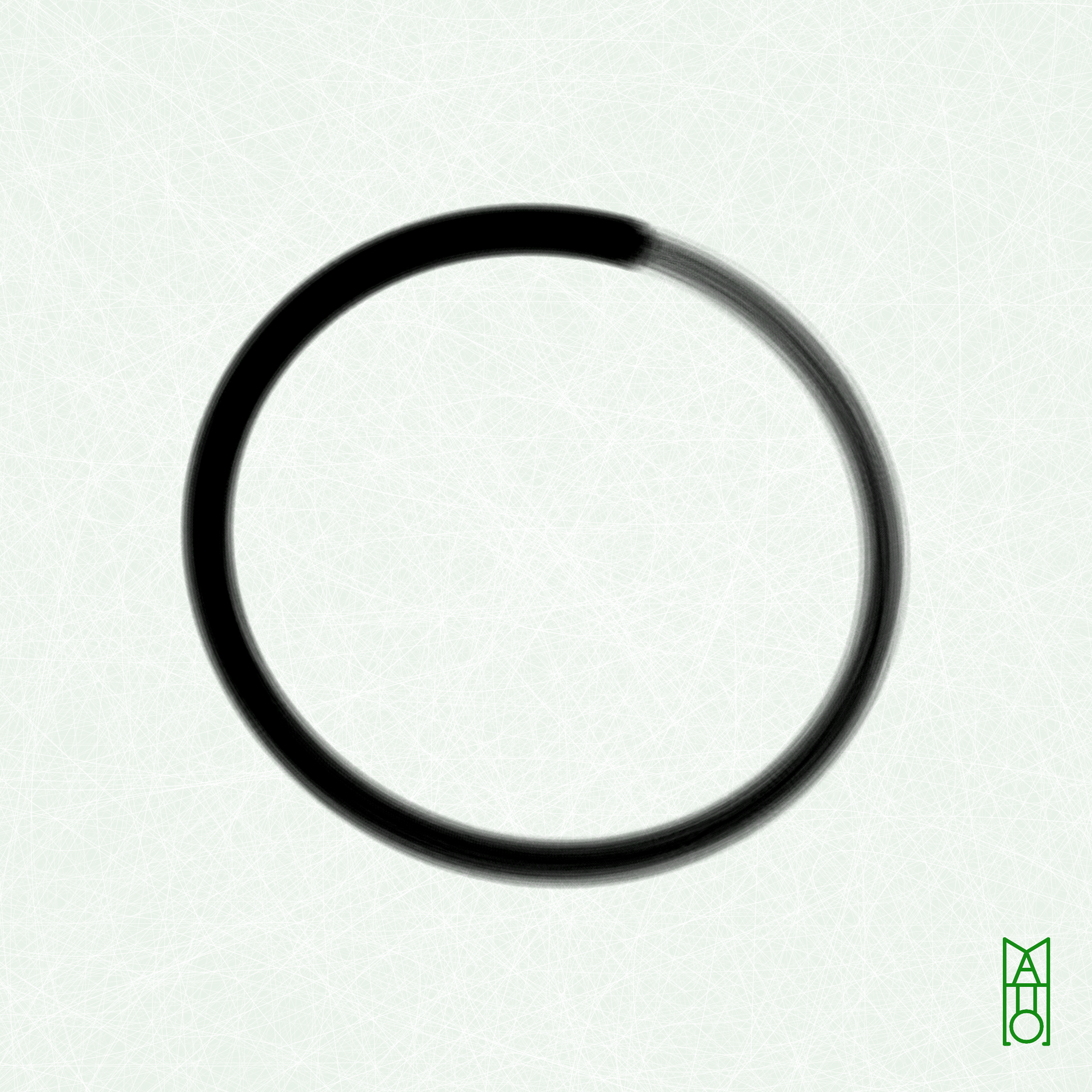 Art Blocks - Art Blocks v2 - Ensō #407 - NFT # 34000407