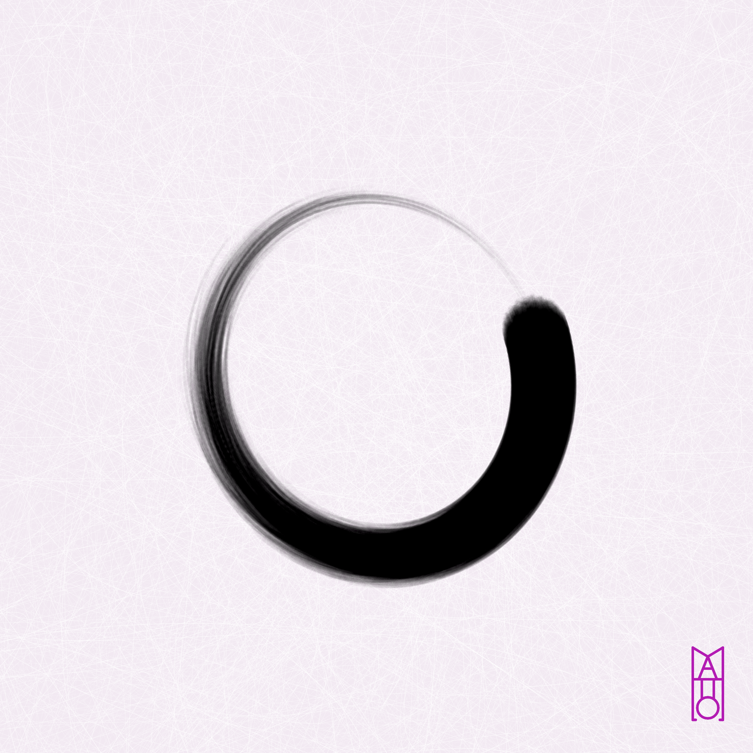 Art Blocks - Art Blocks v2 - Ensō #409 - NFT # 34000409