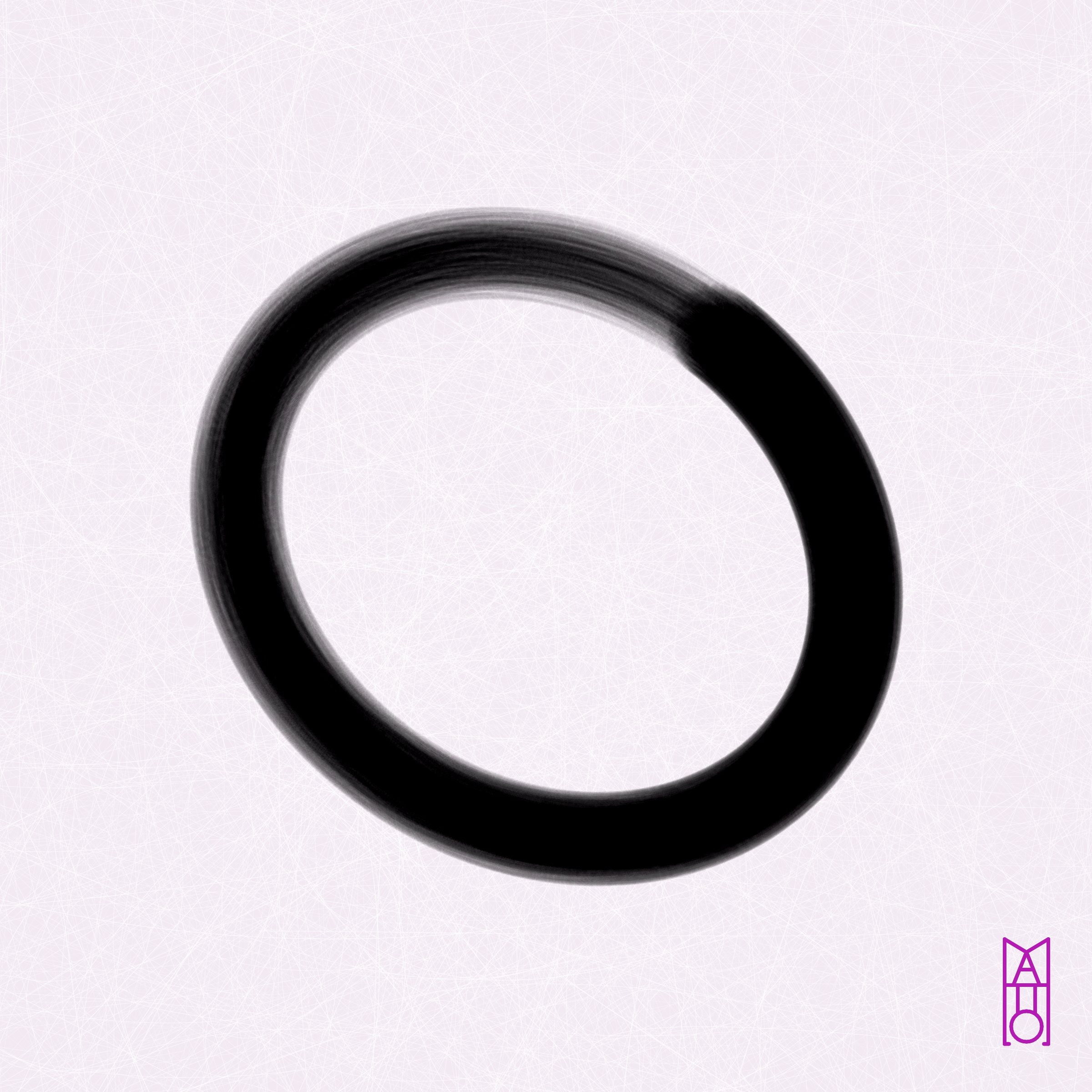 Art Blocks - Art Blocks v2 - Ensō #411 - NFT # 34000411