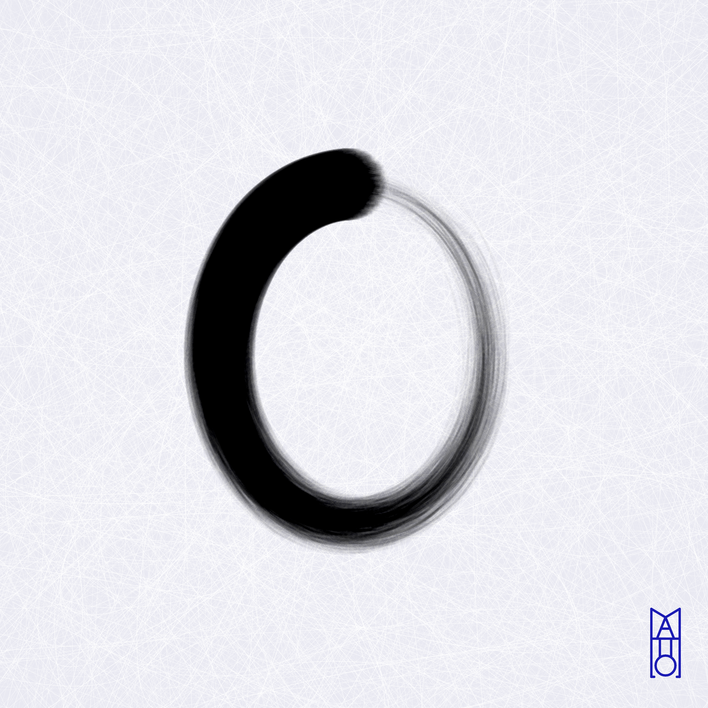 Art Blocks - Art Blocks v2 - Ensō #415 - NFT # 34000415