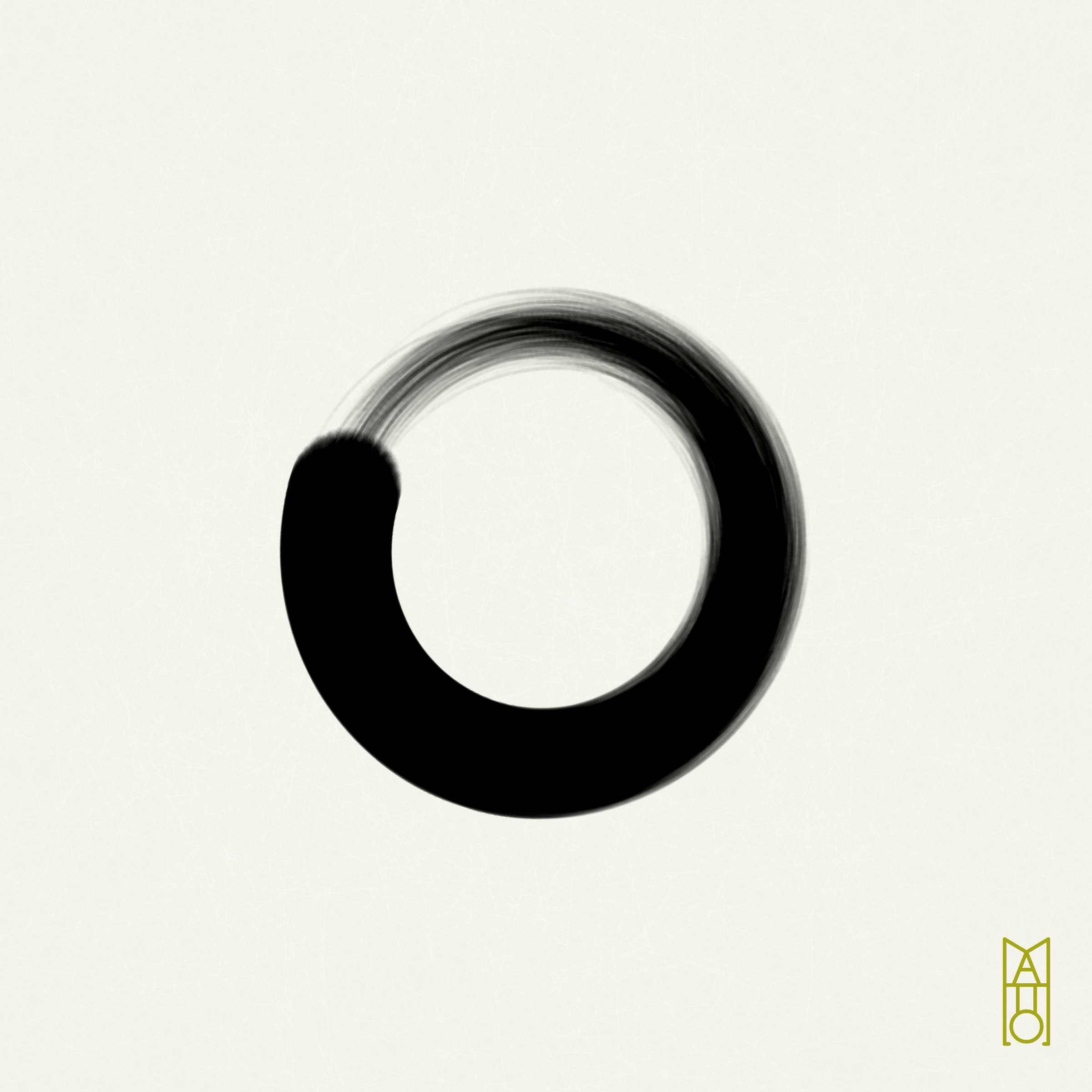 Art Blocks - Art Blocks v2 - Ensō #416 - NFT # 34000416