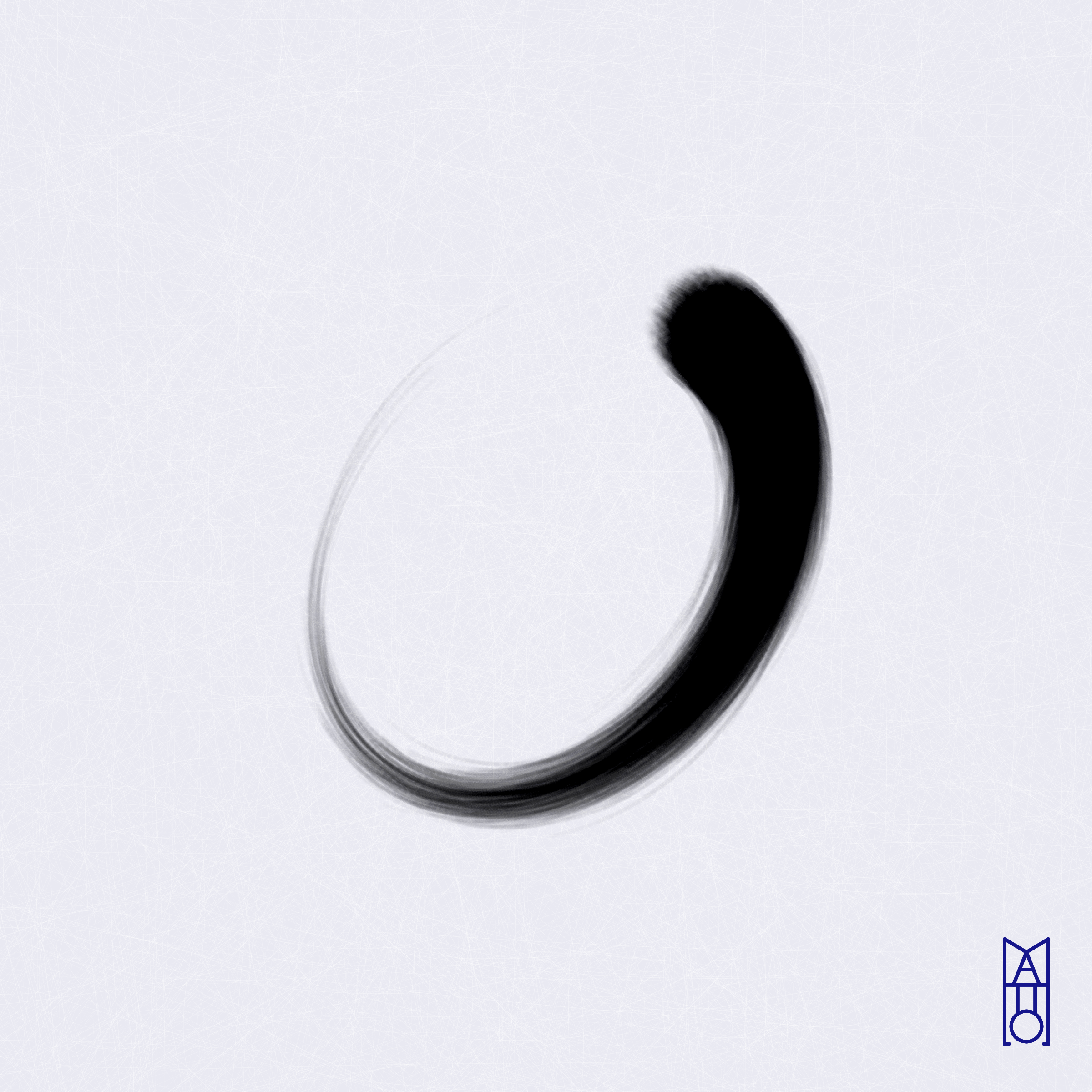 Art Blocks - Art Blocks v2 - Ensō #417 - NFT # 34000417