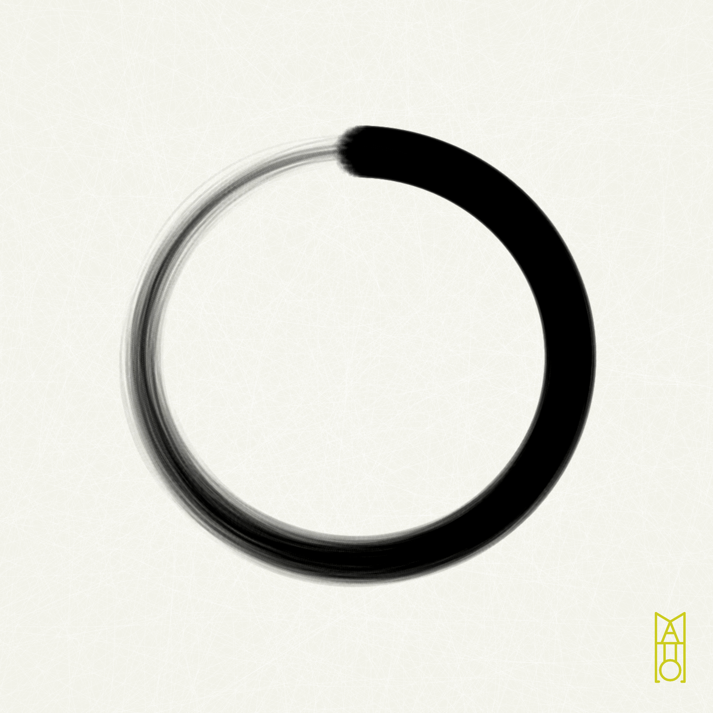 Art Blocks - Art Blocks v2 - Ensō #421 - NFT # 34000421