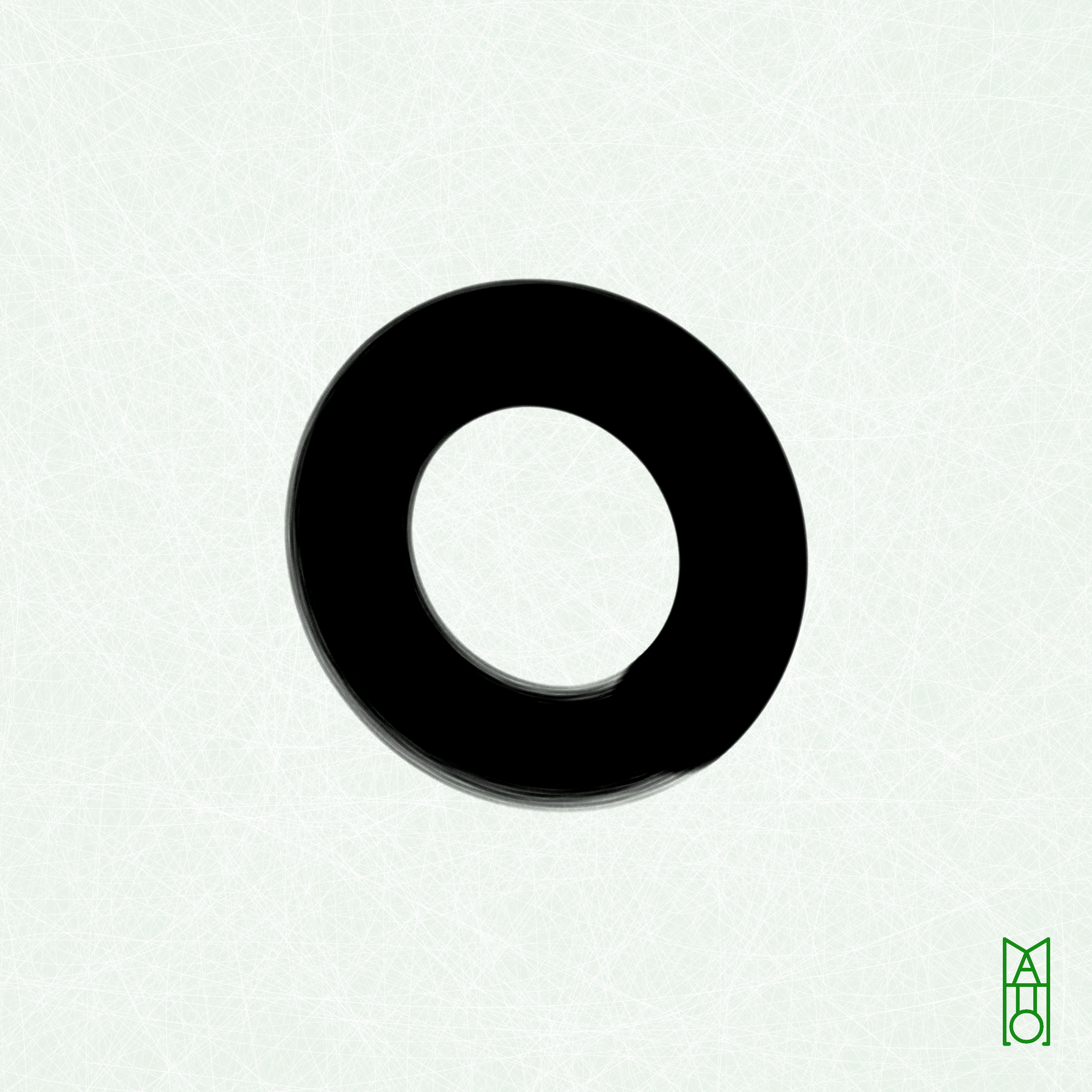 Art Blocks - Art Blocks v2 - Ensō #425 - NFT # 34000425