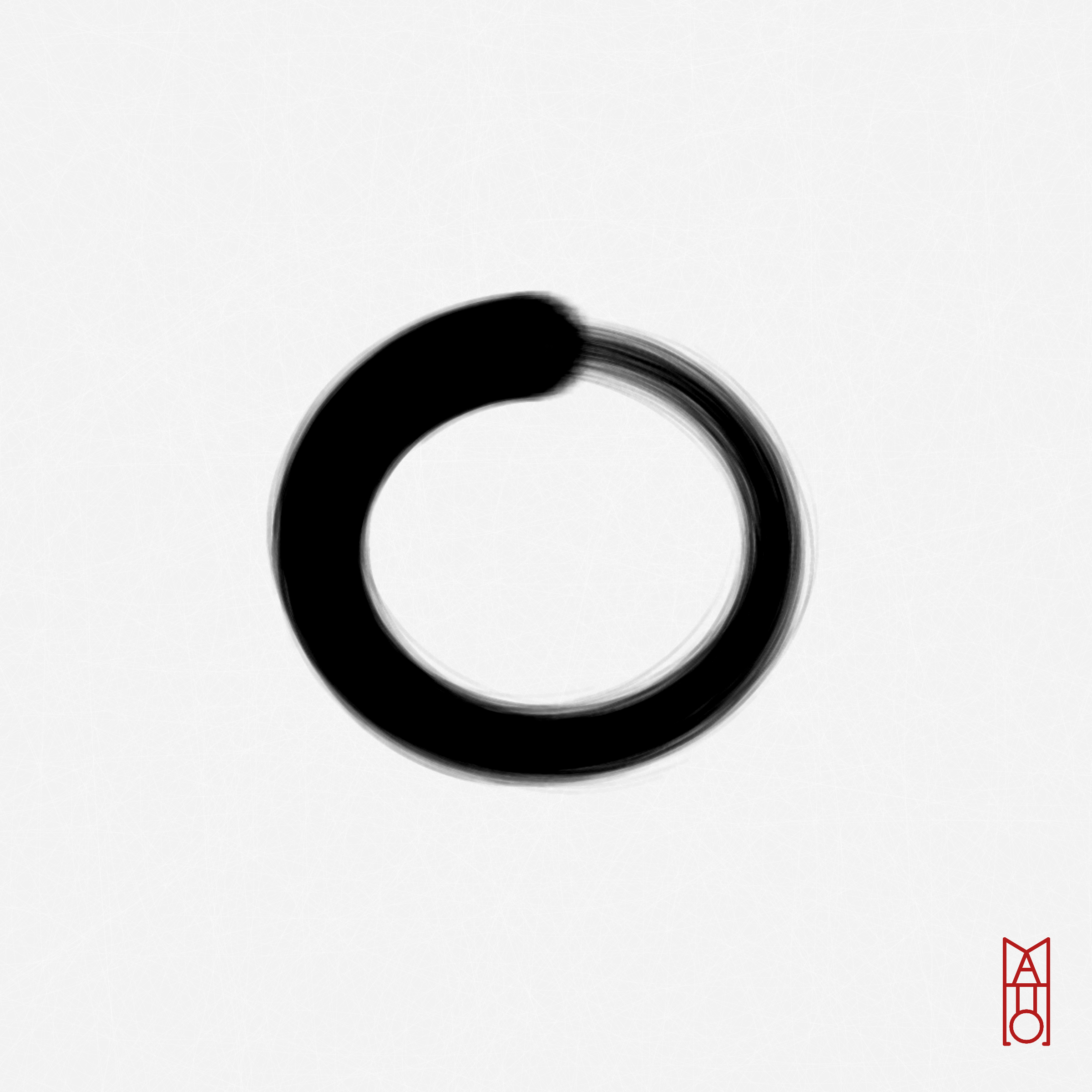 Art Blocks - Art Blocks v2 - Ensō #427 - NFT # 34000427