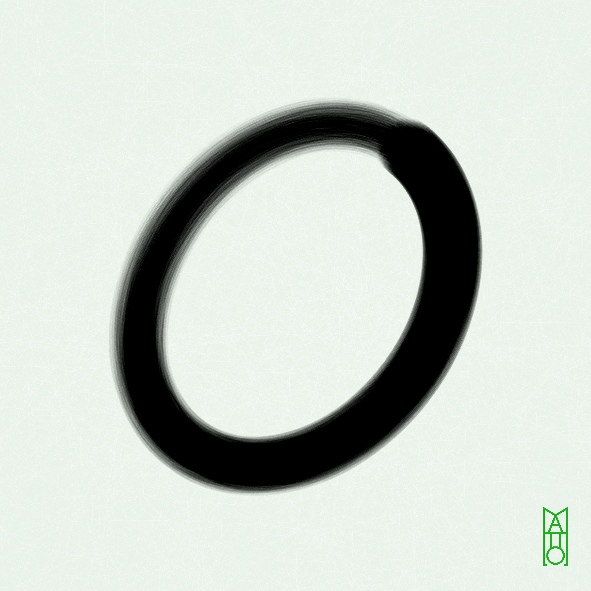 Art Blocks - Art Blocks v2 - Ensō #433 - NFT # 34000433