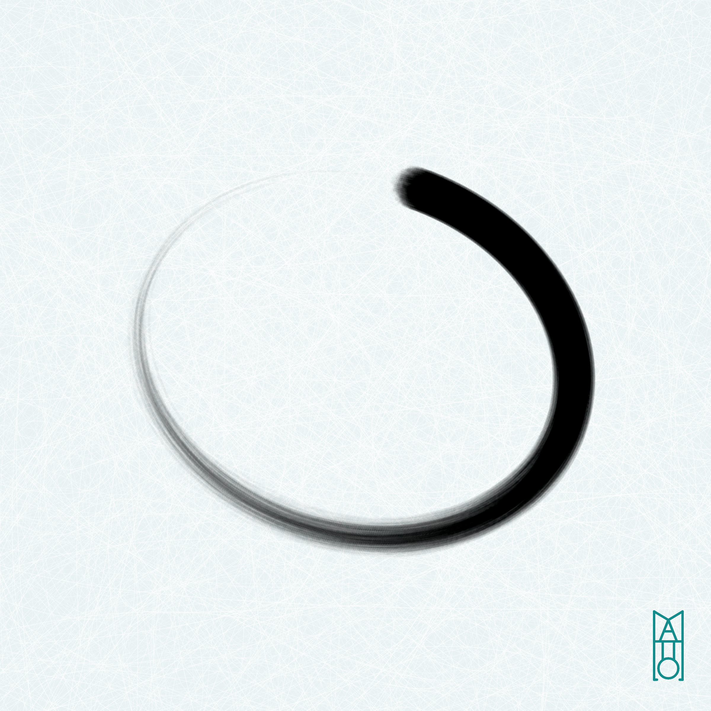 Art Blocks - Art Blocks v2 - Ensō #435 - NFT # 34000435