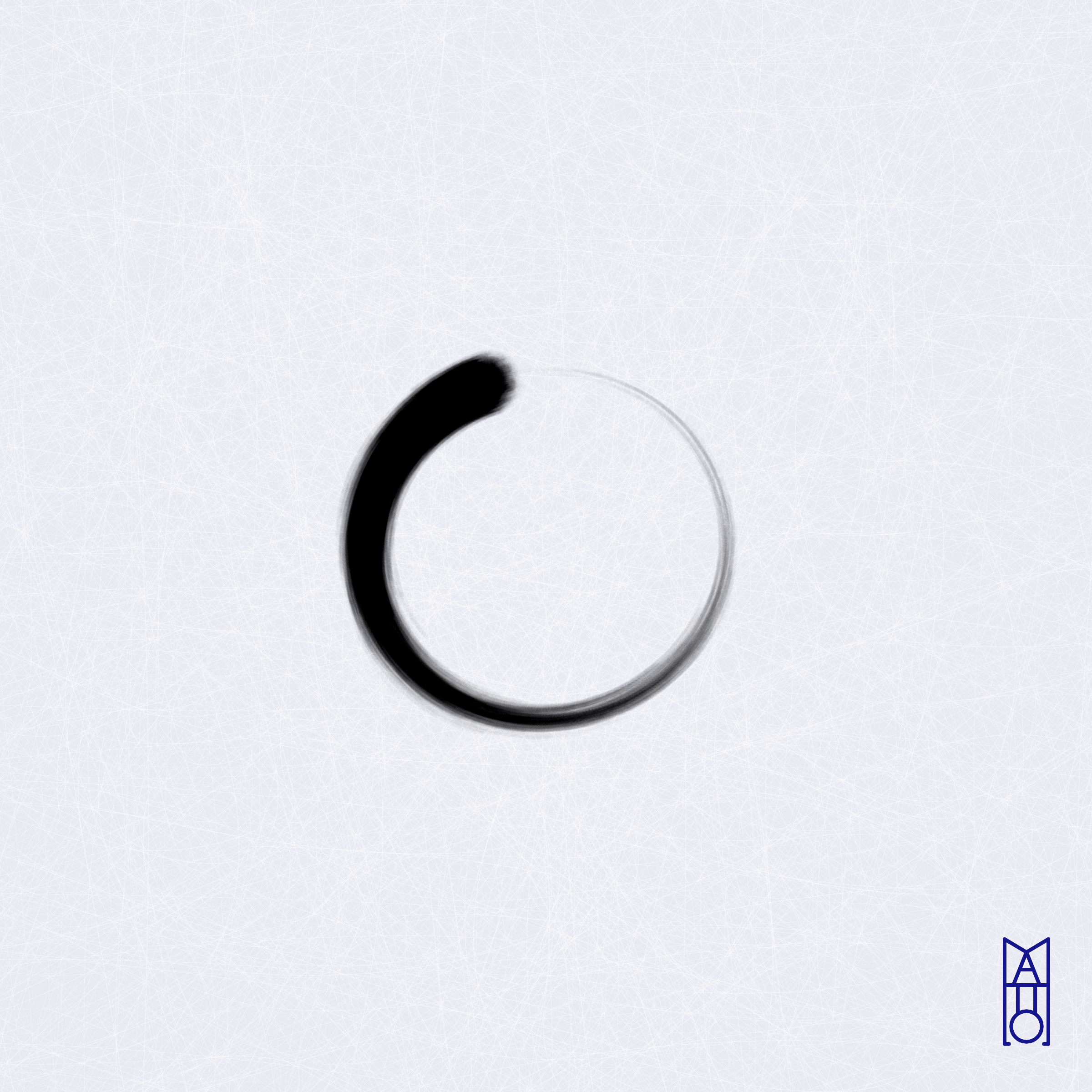 Art Blocks - Art Blocks v2 - Ensō #436 - NFT # 34000436