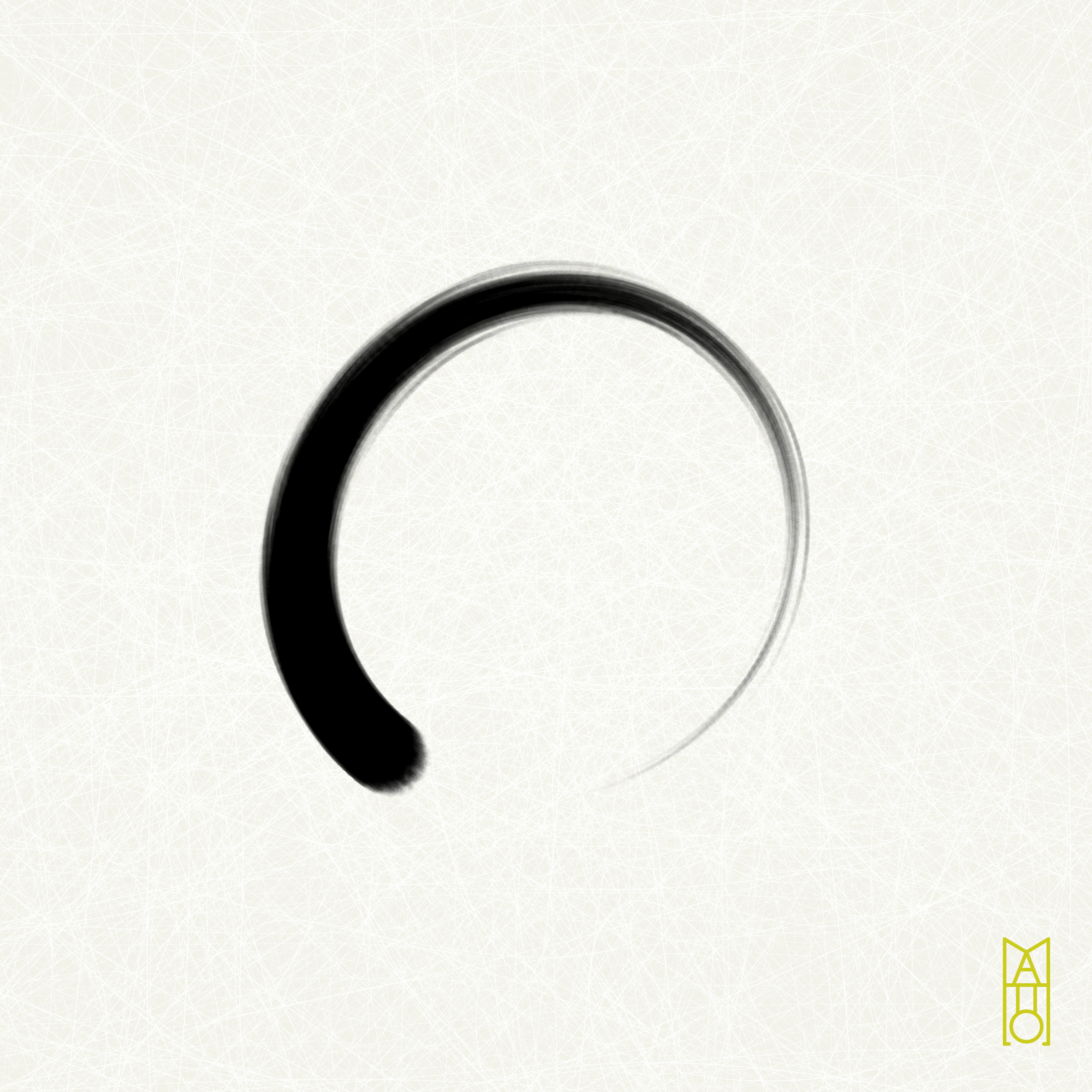 Art Blocks - Art Blocks v2 - Ensō #437 - NFT # 34000437