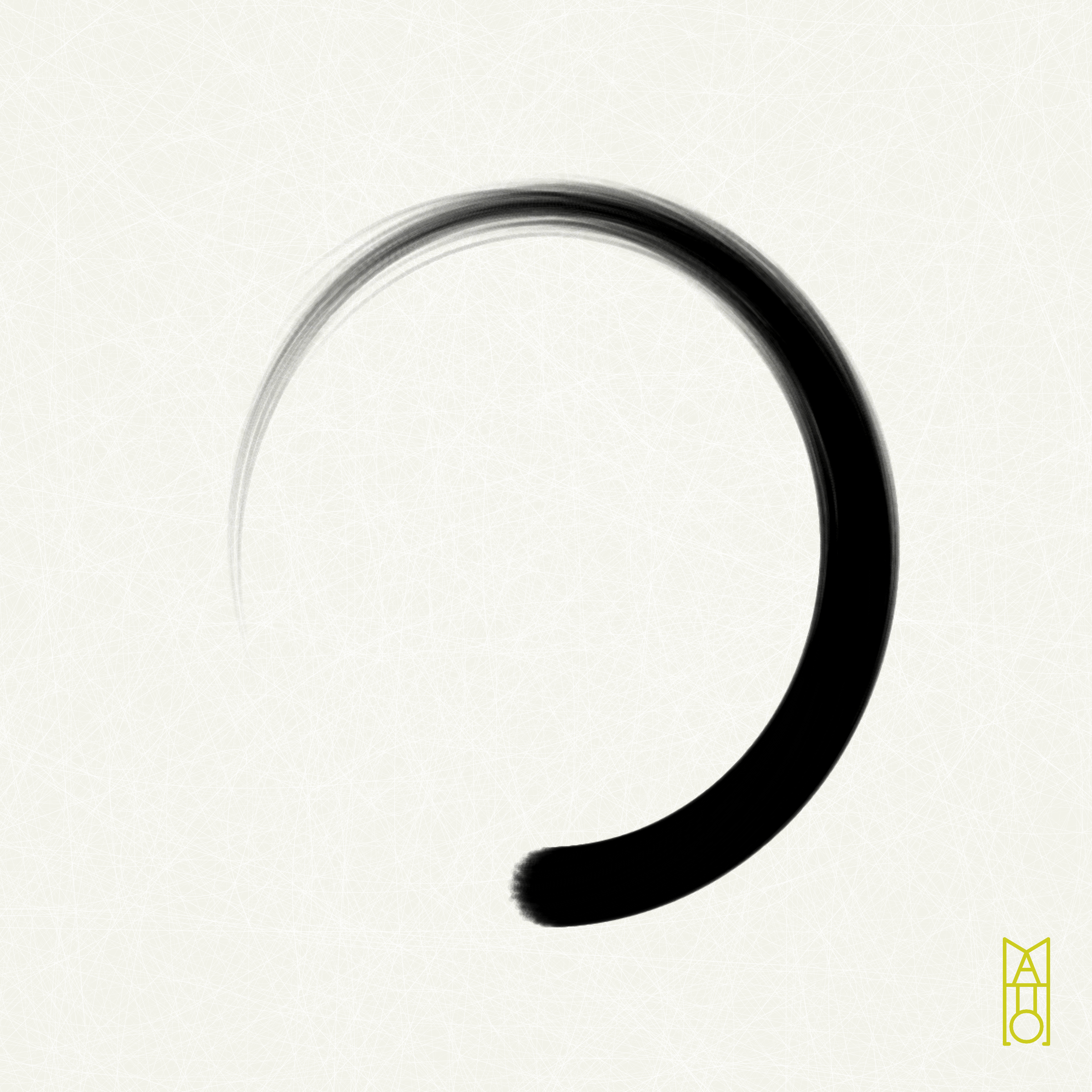 Art Blocks - Art Blocks v2 - Ensō #438 - NFT # 34000438