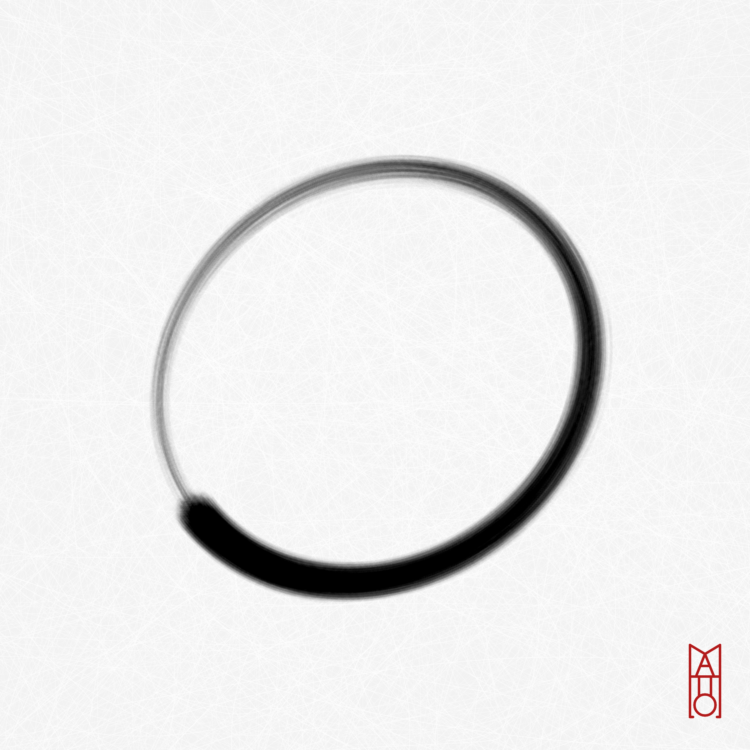 Art Blocks - Art Blocks v2 - Ensō #440 - NFT # 34000440