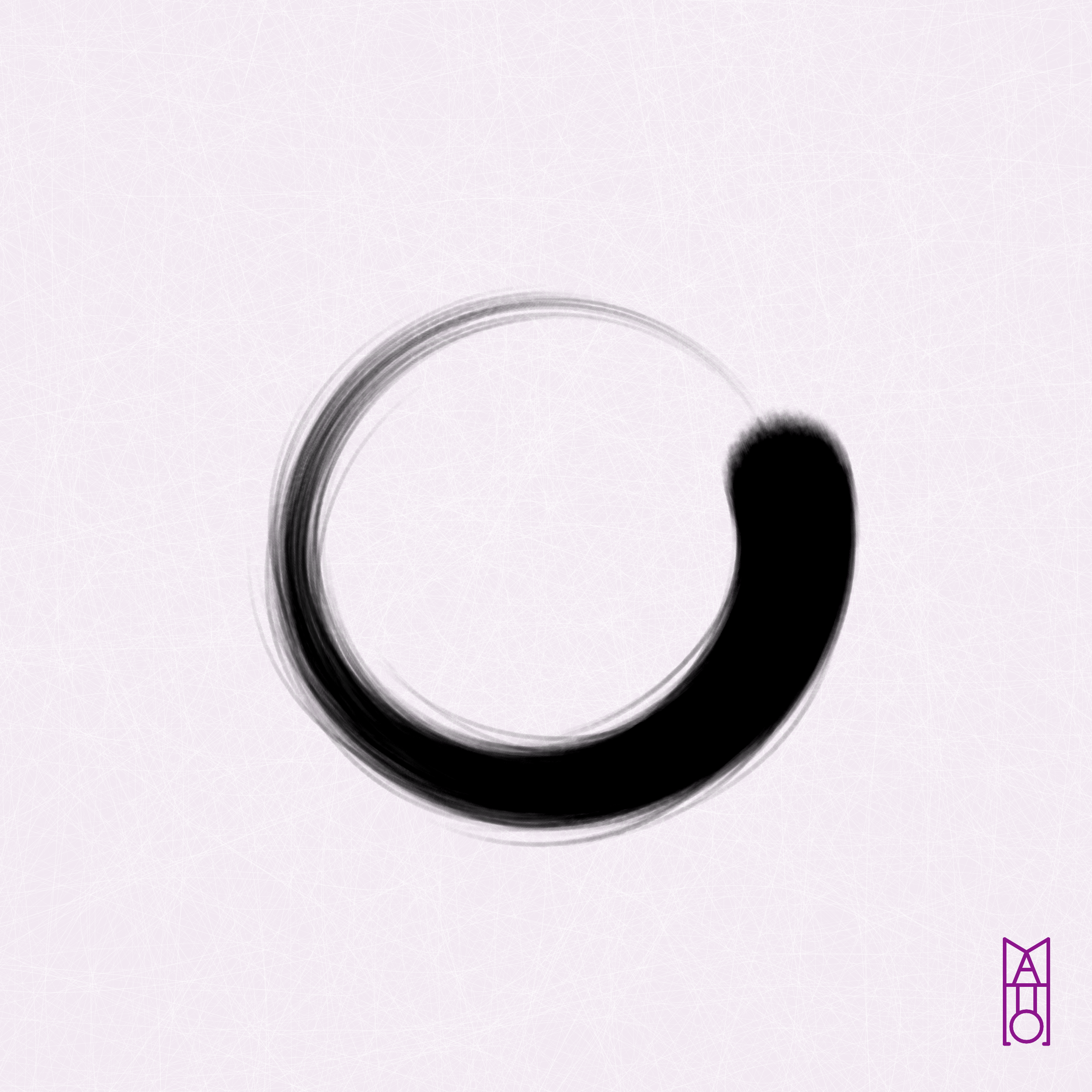 Art Blocks - Art Blocks v2 - Ensō #442 - NFT # 34000442