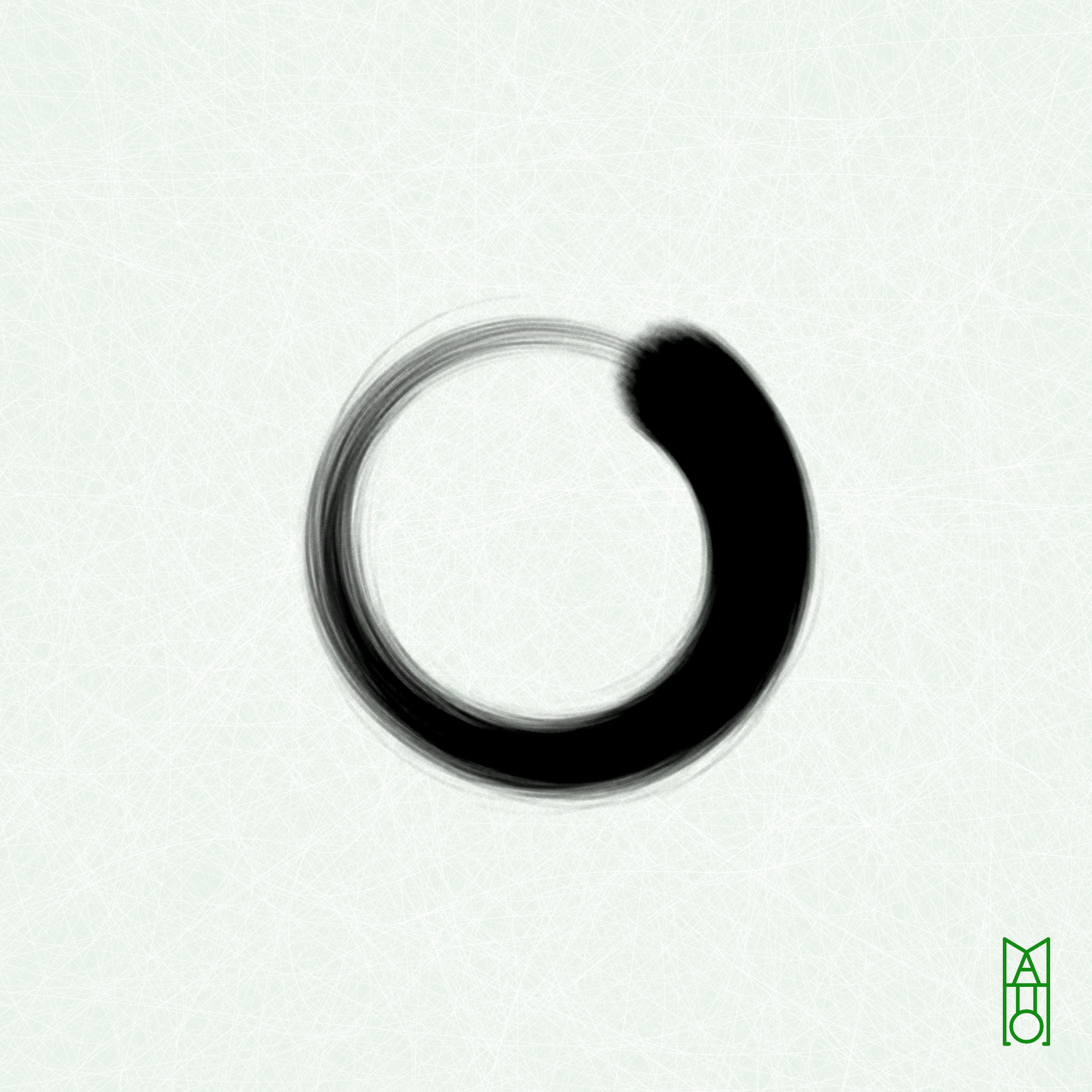 Art Blocks - Art Blocks v2 - Ensō #452 - NFT # 34000452