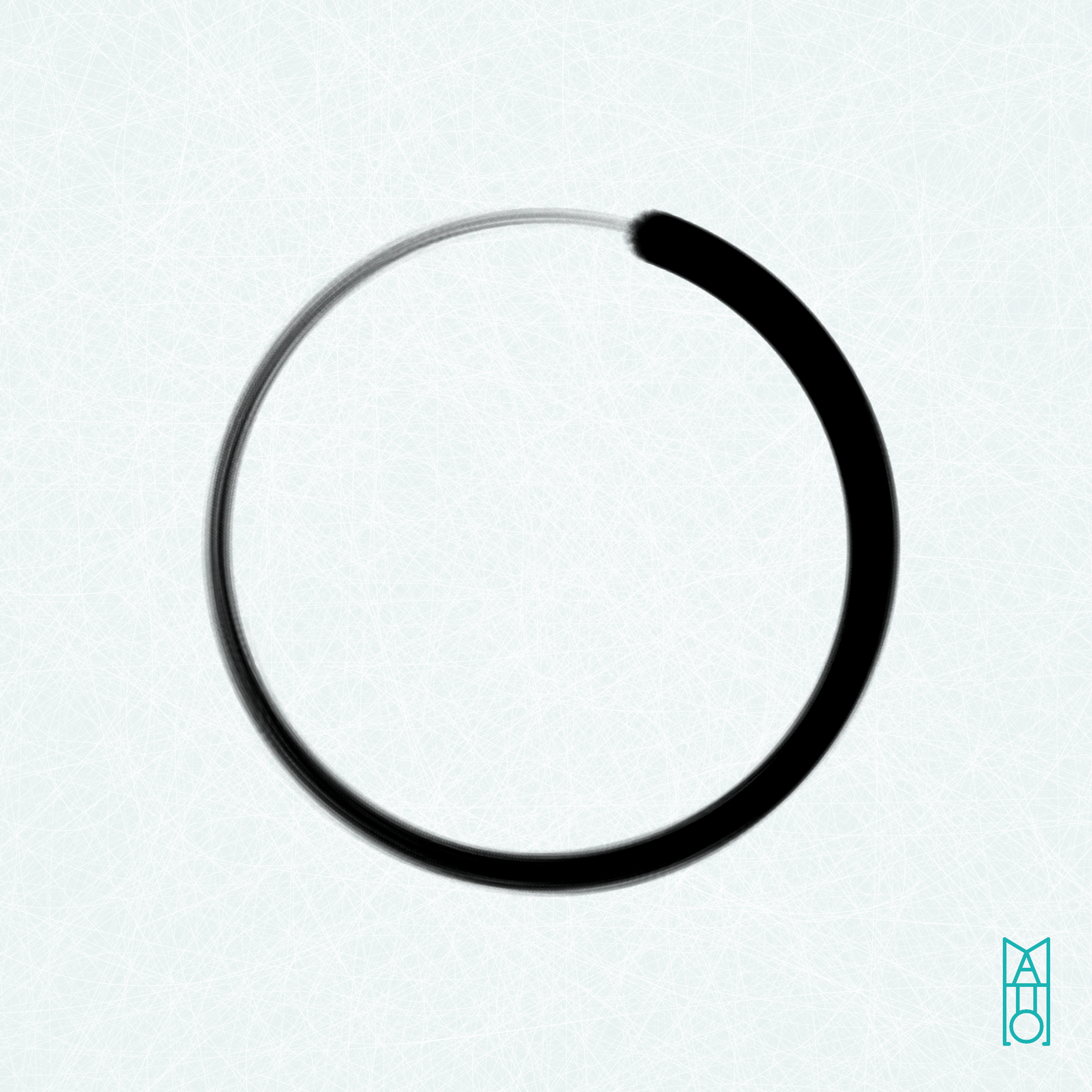 Art Blocks - Art Blocks v2 - Ensō #455 - NFT # 34000455