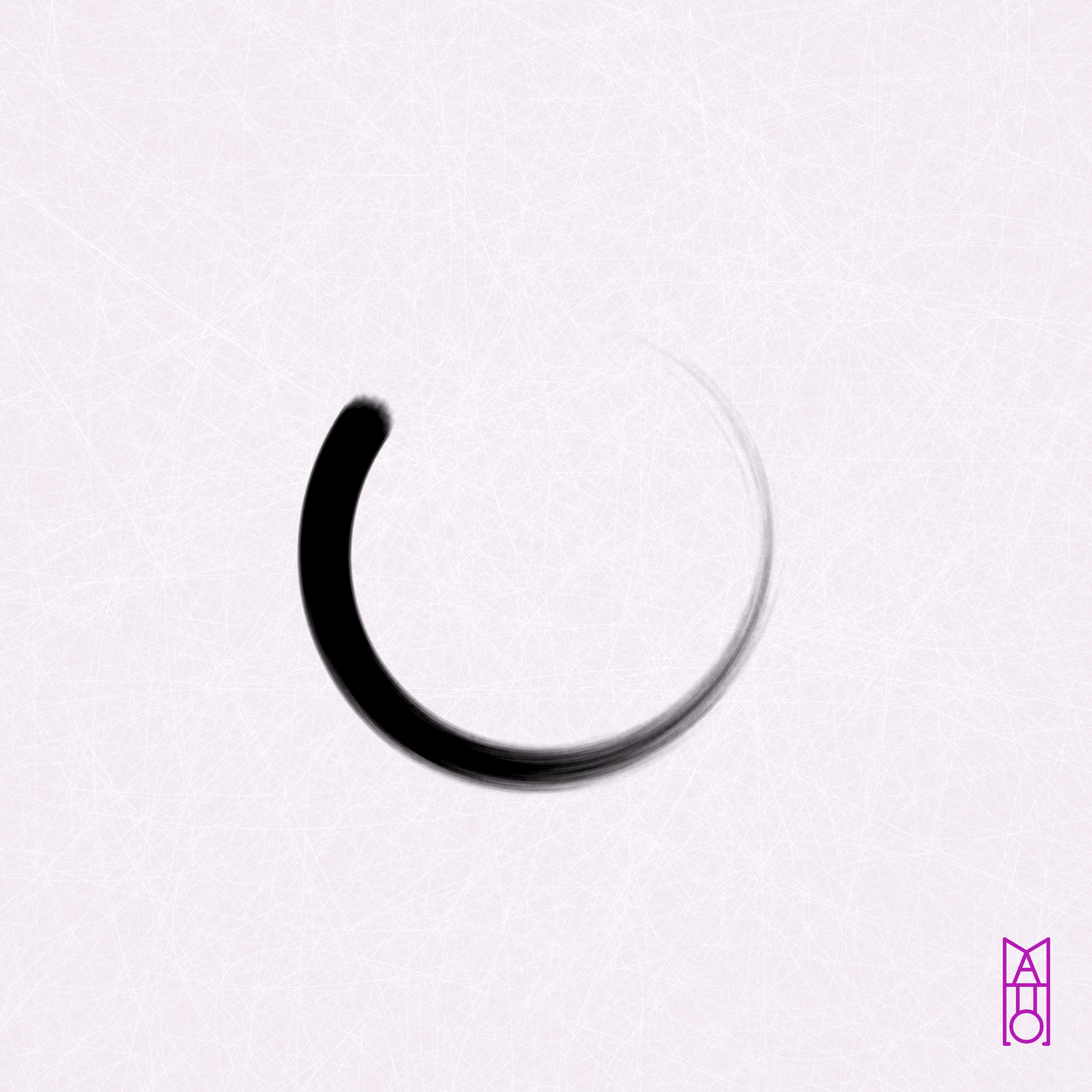 Art Blocks - Art Blocks v2 - Ensō #457 - NFT # 34000457