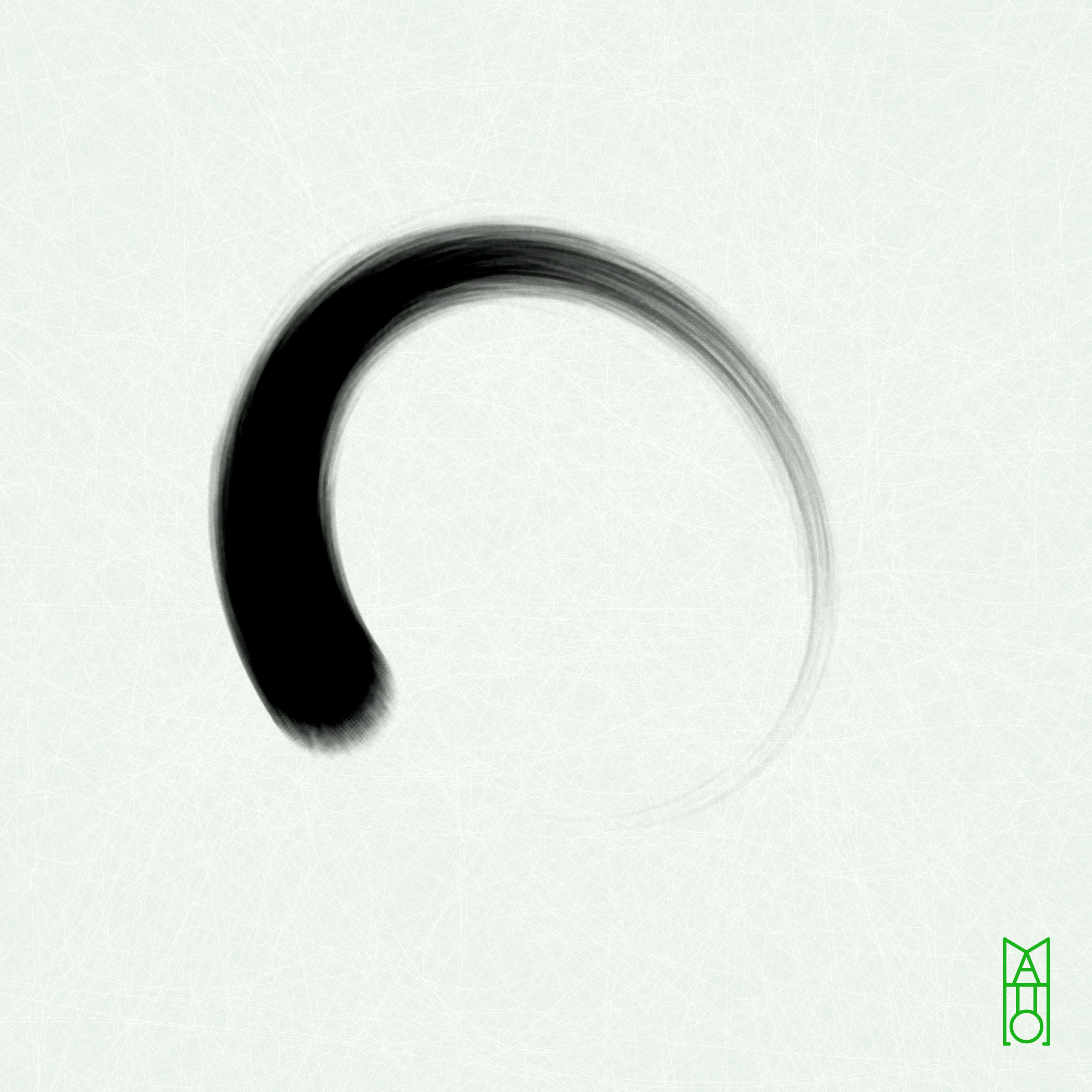 Art Blocks - Art Blocks v2 - Ensō #461 - NFT # 34000461