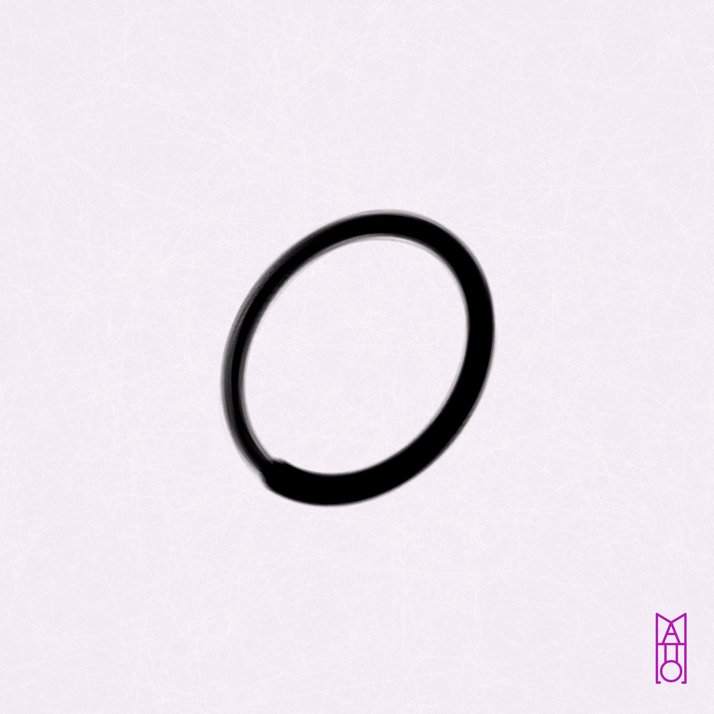 Art Blocks - Art Blocks v2 - Ensō #462 - NFT # 34000462