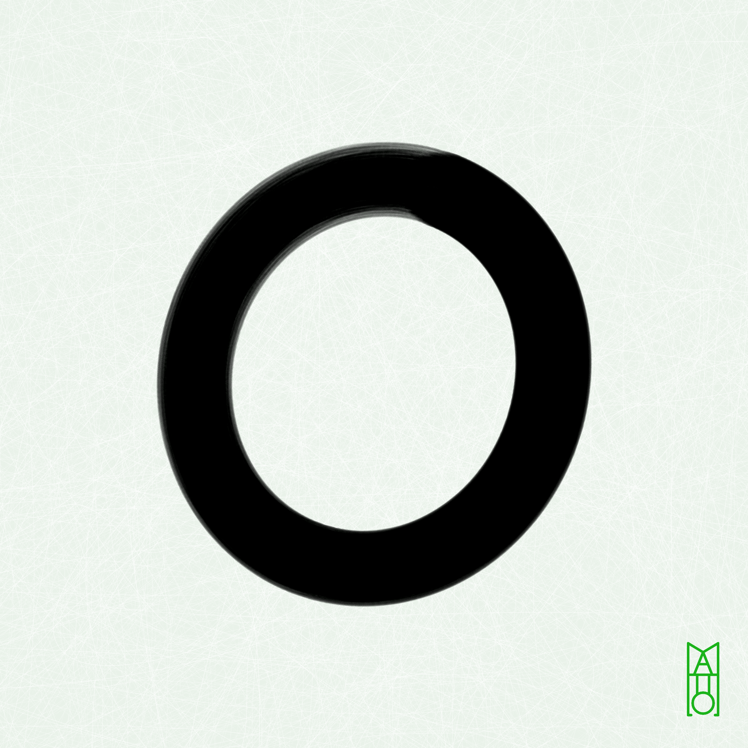 Art Blocks - Art Blocks v2 - Ensō #469 - NFT # 34000469