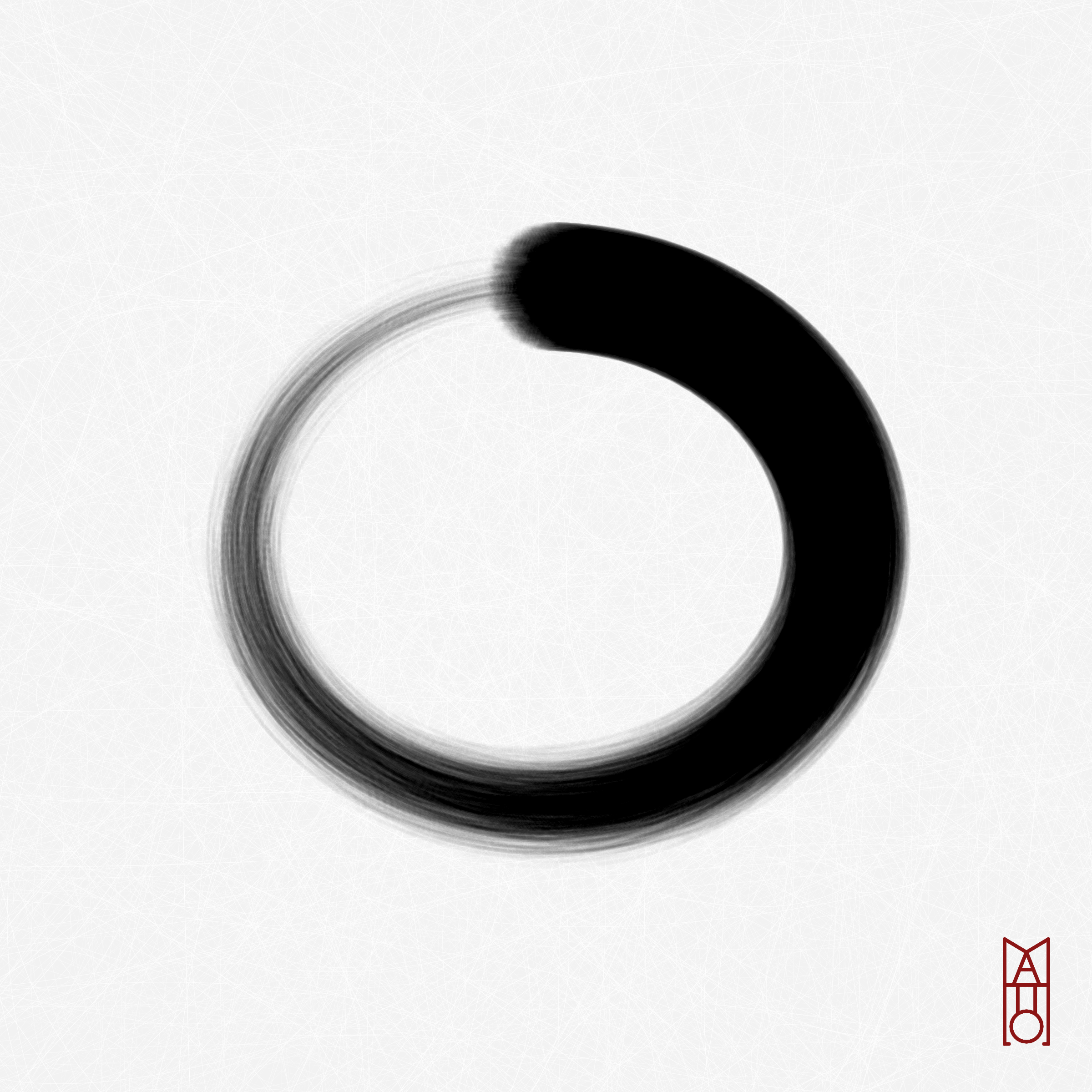 Art Blocks - Art Blocks v2 - Ensō #472 - NFT # 34000472