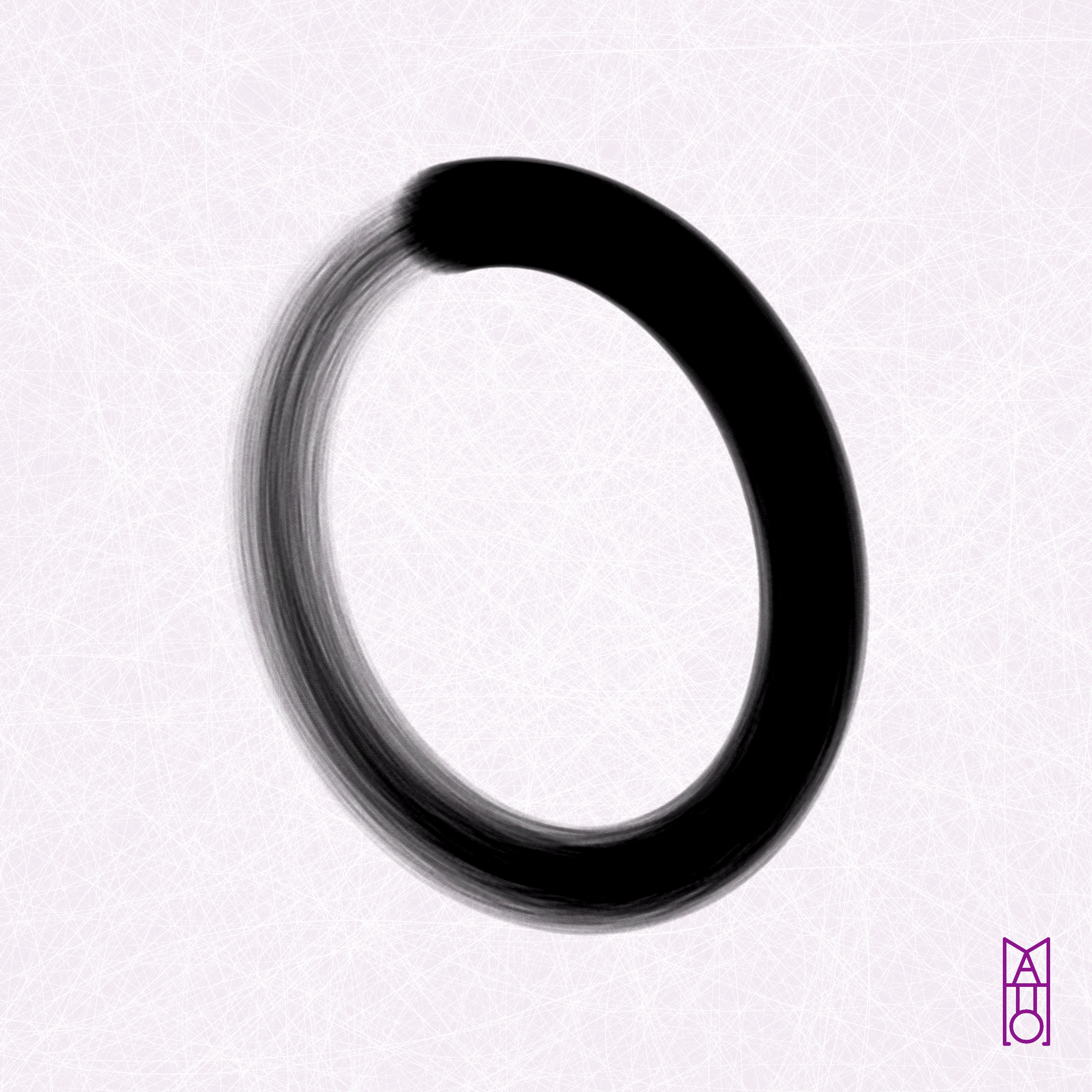 Art Blocks - Art Blocks v2 - Ensō #482 - NFT # 34000482