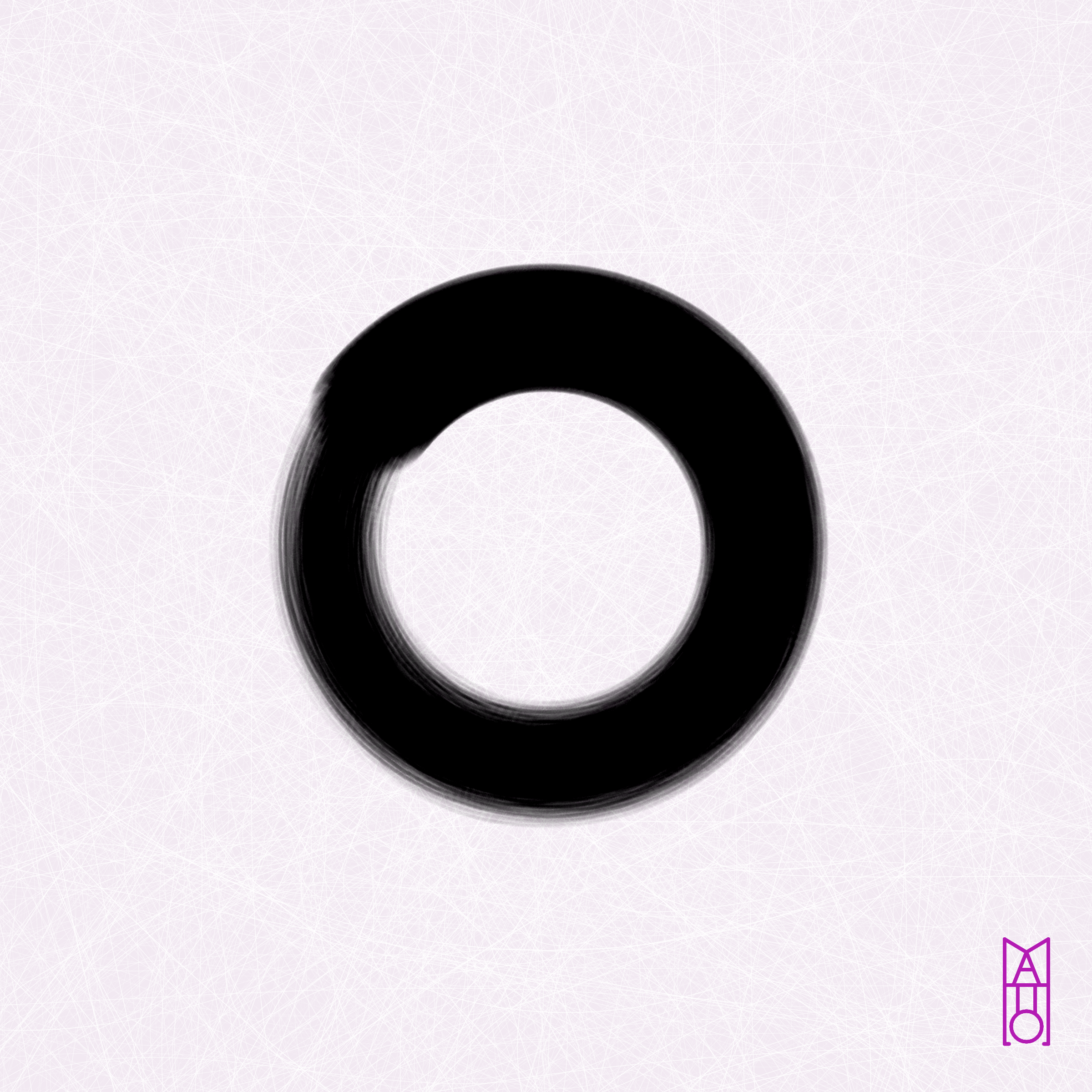 Art Blocks - Art Blocks v2 - Ensō #485 - NFT # 34000485