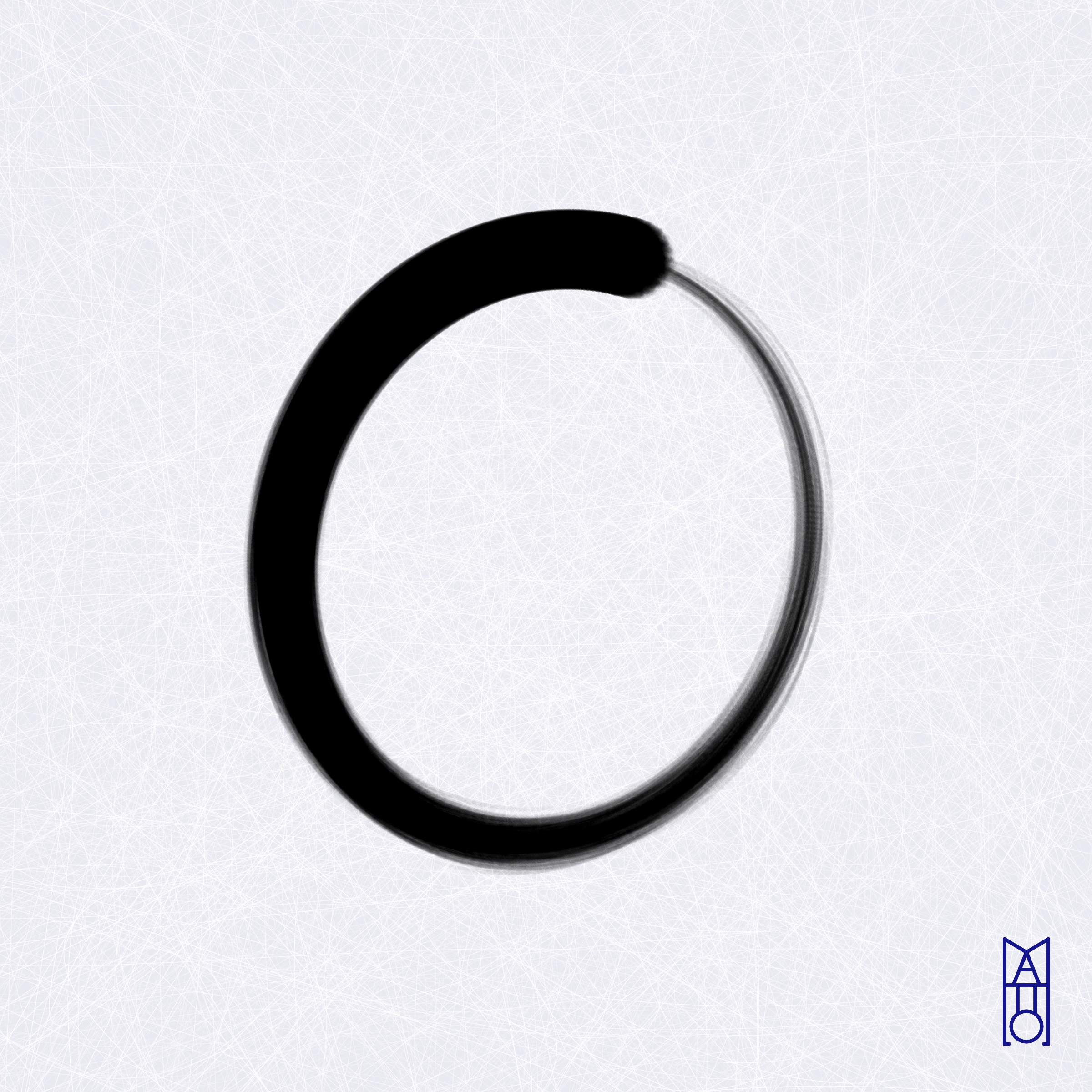 Art Blocks - Art Blocks v2 - Ensō #486 - NFT # 34000486